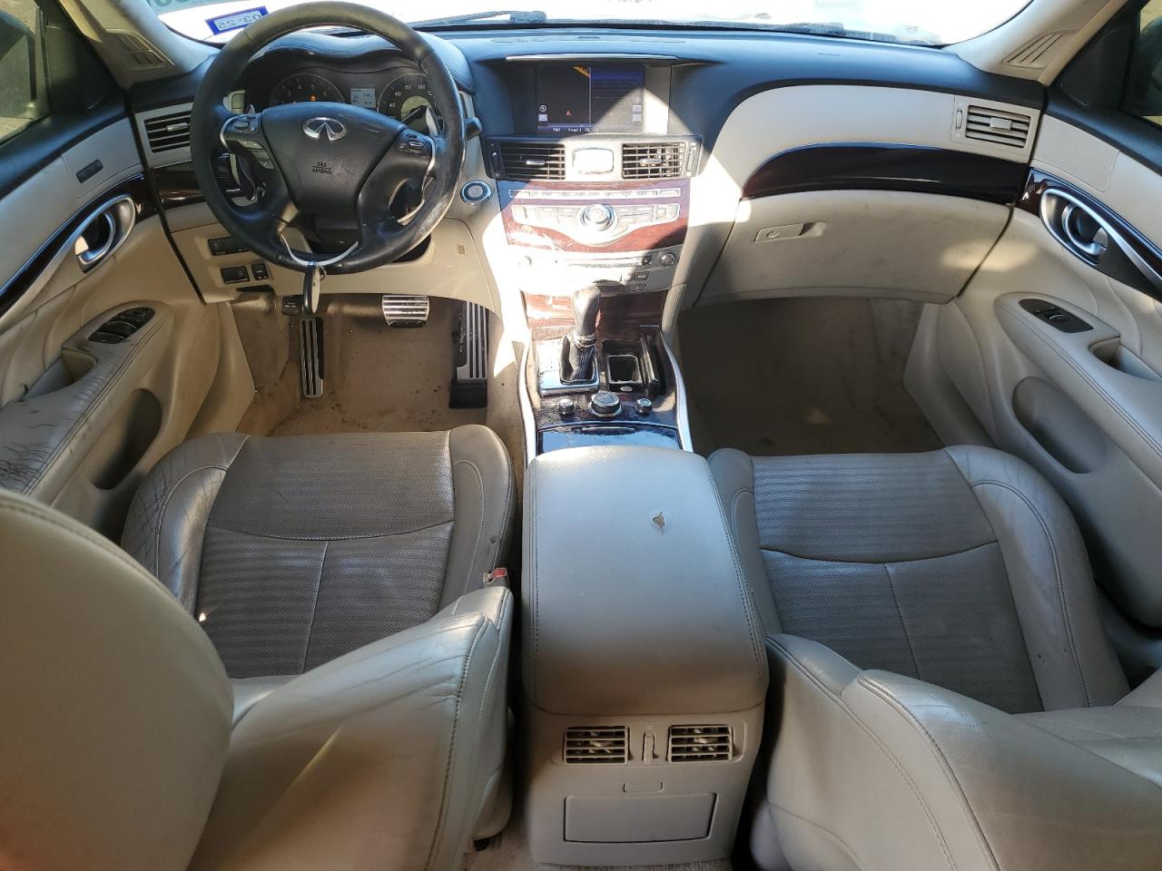 2012 Infiniti M VIN JN1BY1AP2CM332511 Copart auction photo, rear end damage thumbnail 8