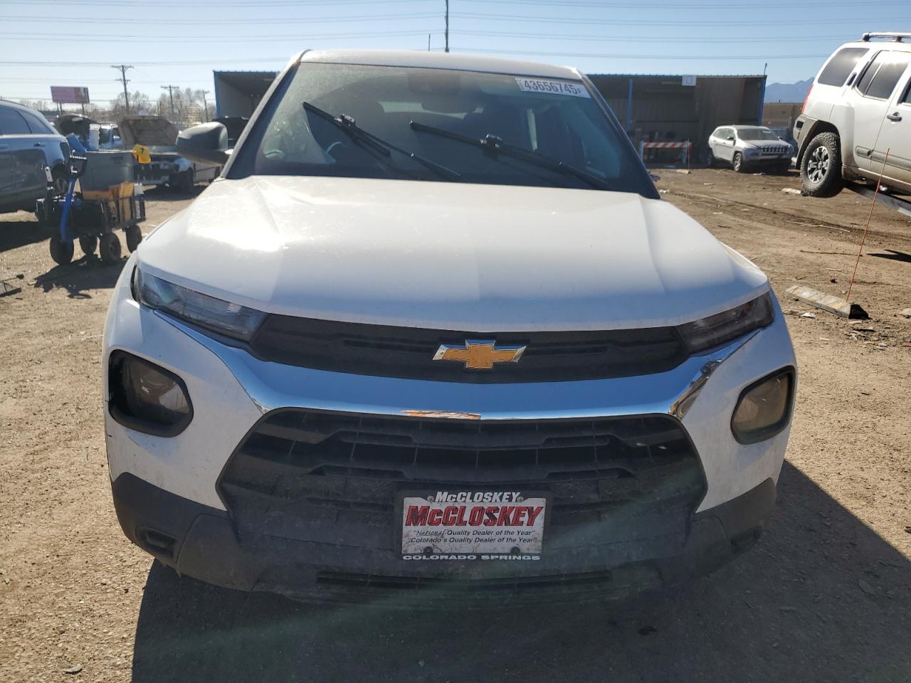 2023 Chevrolet TrailBlazer VIN KL79MNSL9PB045482 Copart auction photo, side / front end damage thumbnail 5