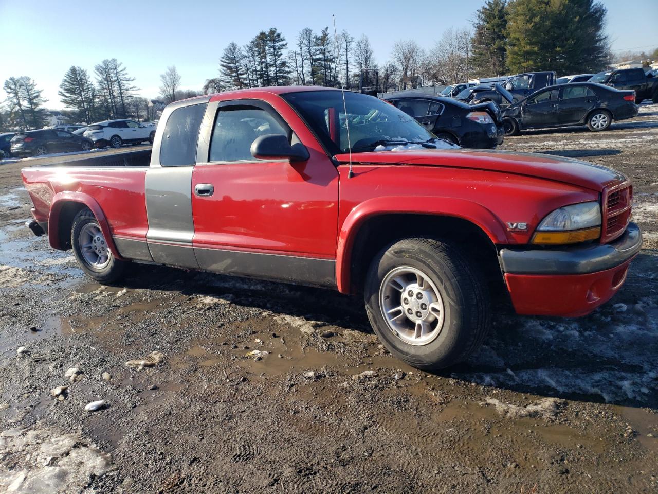 1998 Dodge Dakota VIN 1B7GL22X7WS736667 Copart auction photo, all over / undercarriage damage thumbnail 4