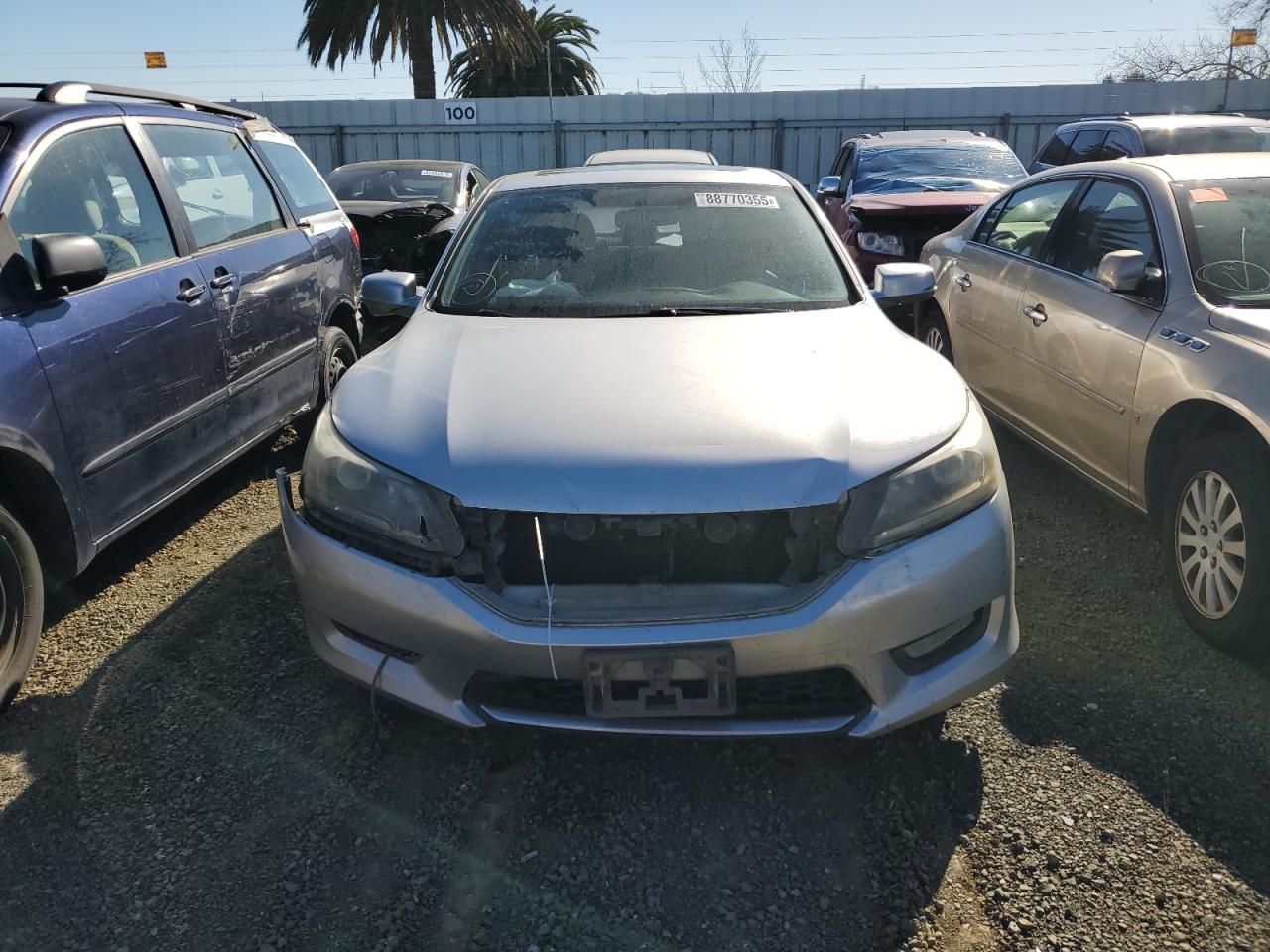 2013 Honda Accord VIN 1HGCR2E77DA106631 Copart auction photo, front end damage thumbnail 5