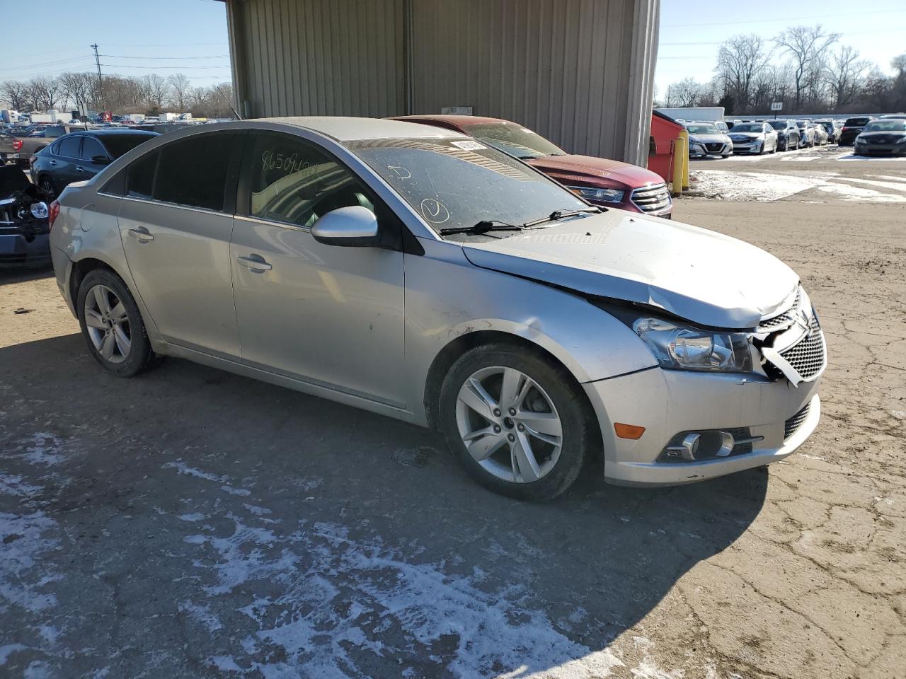2014 Chevrolet Cruze VIN 1G1P75SZ8E7433950 Copart auction photo, normal wear damage thumbnail 4