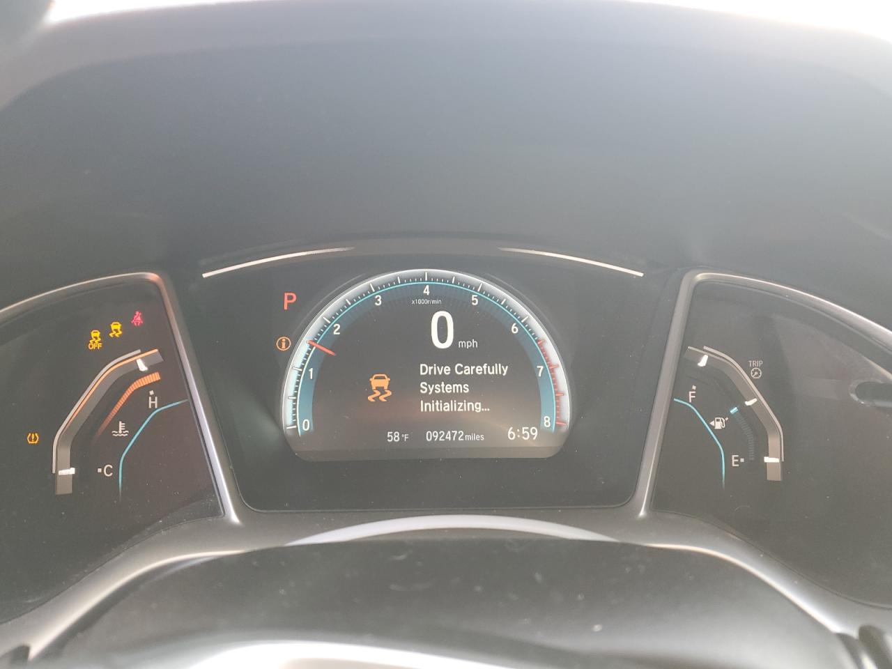 2016 Honda Civic VIN 19XFC1F36GE220169 Copart auction photo, rear end / front end damage thumbnail 9