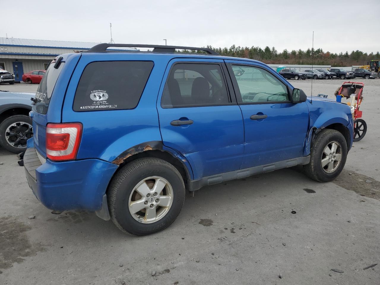 2012 Ford Escape VIN 1FMCU9D7XCKB81903 Copart auction photo, side / front end damage thumbnail 3