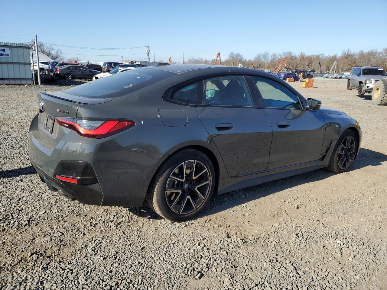 2024 BMW 4er VIN WBA13AW03RFS17834 Copart auction photo, side / front end damage thumbnail 3