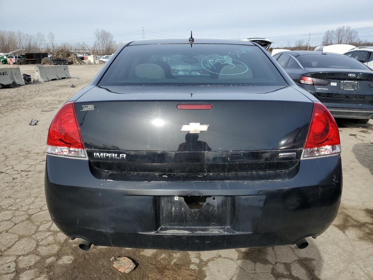 2014 Chevrolet Impala VIN 2G1WA5E34E1171913 Copart auction photo, front end damage thumbnail 6
