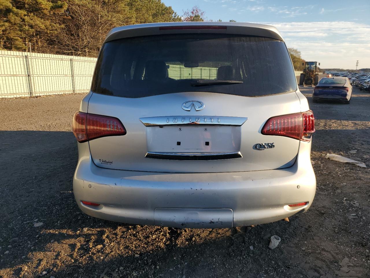 2011 Infiniti QX56 VIN JN8AZ2NE7B9002065 Copart auction photo, front end / mechanical damage thumbnail 6