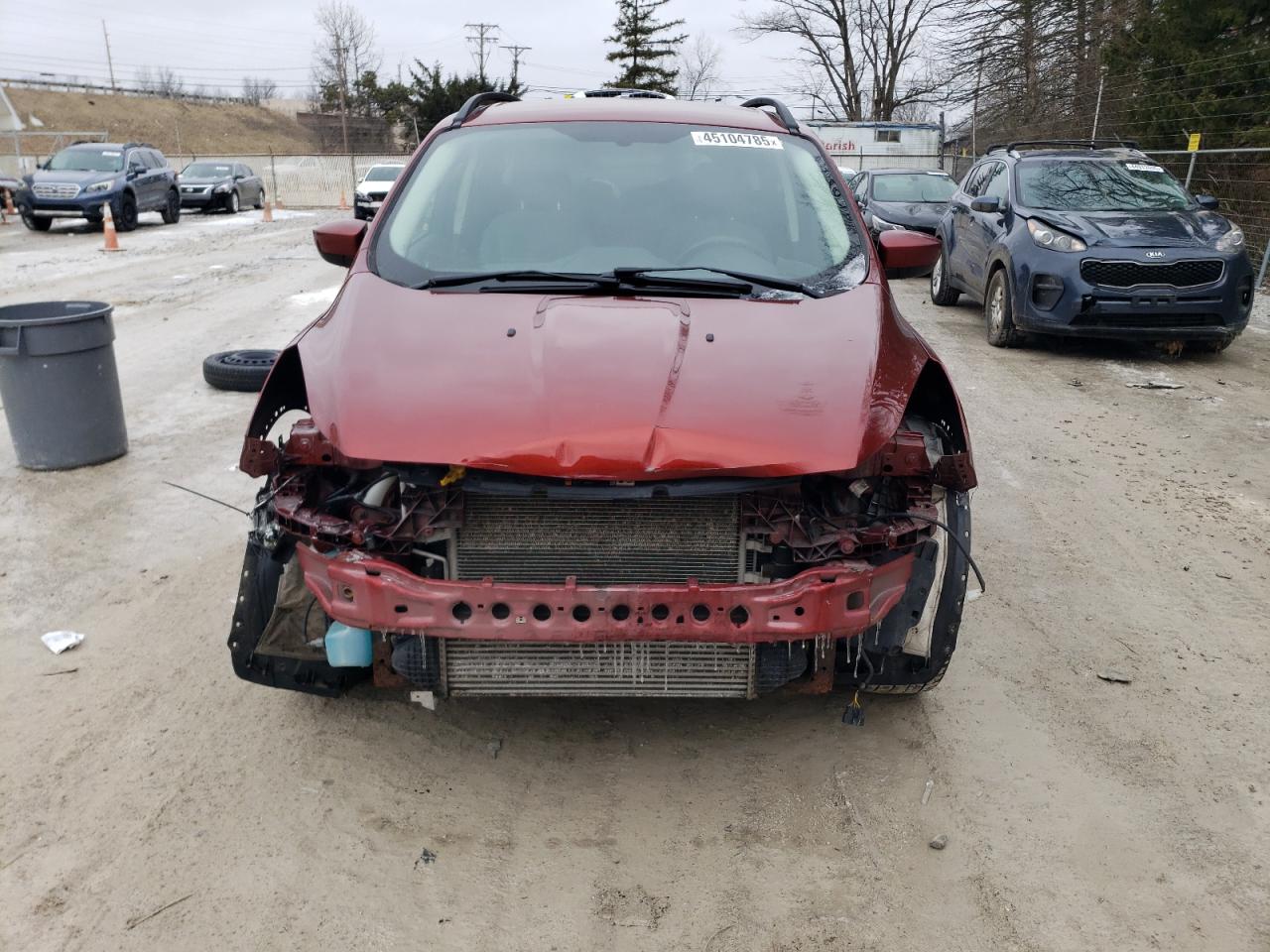 2015 Ford Escape VIN 1FMCU9G98FUA35554 Copart auction photo, front end damage thumbnail 5