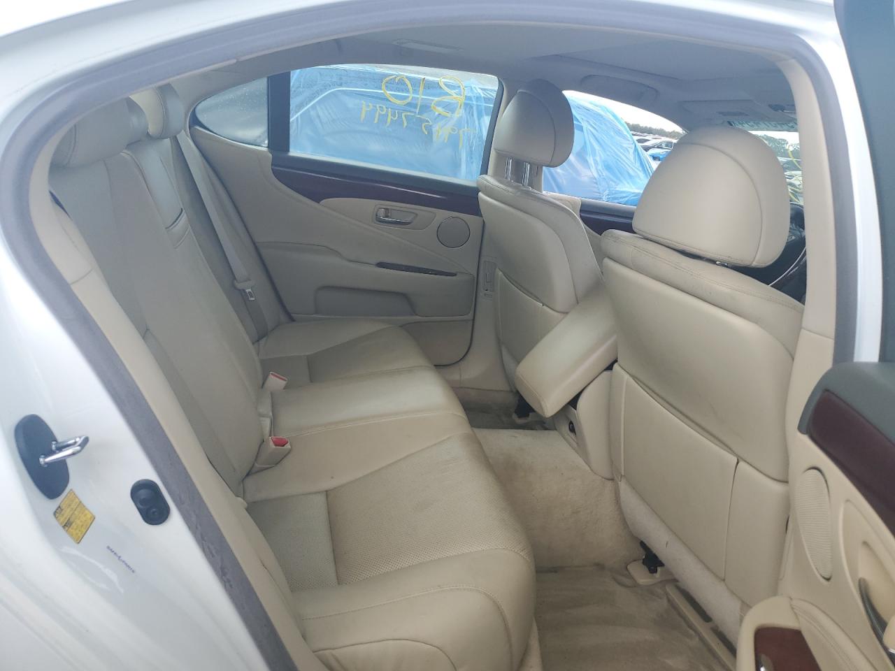 2009 Lexus LS VIN JTHBL46FX95088332 Copart auction photo, water/flood damage thumbnail 10