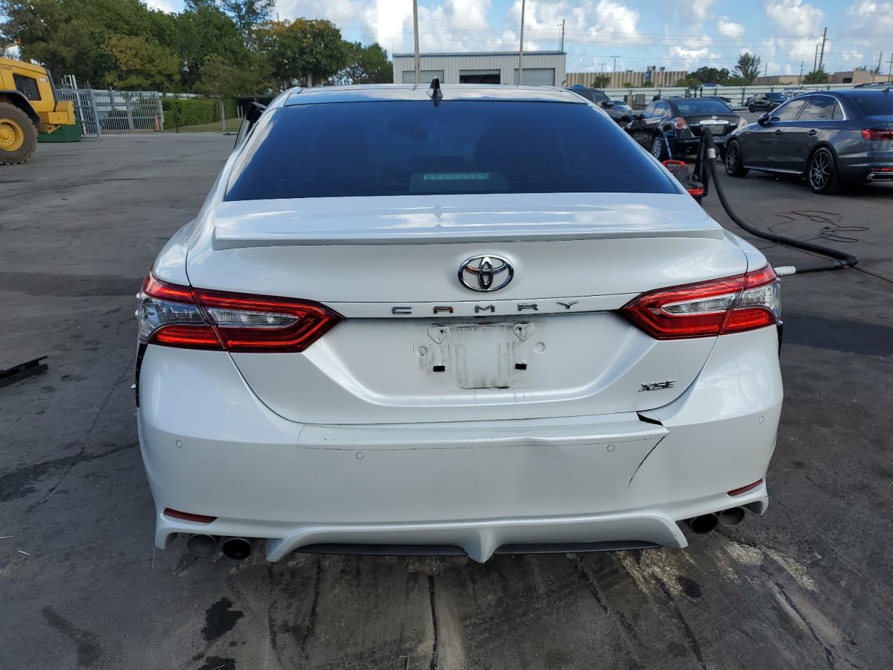 2019 Toyota Camry VIN 4T1BZ1HK0KU028933 Copart auction photo, front end / side damage thumbnail 6