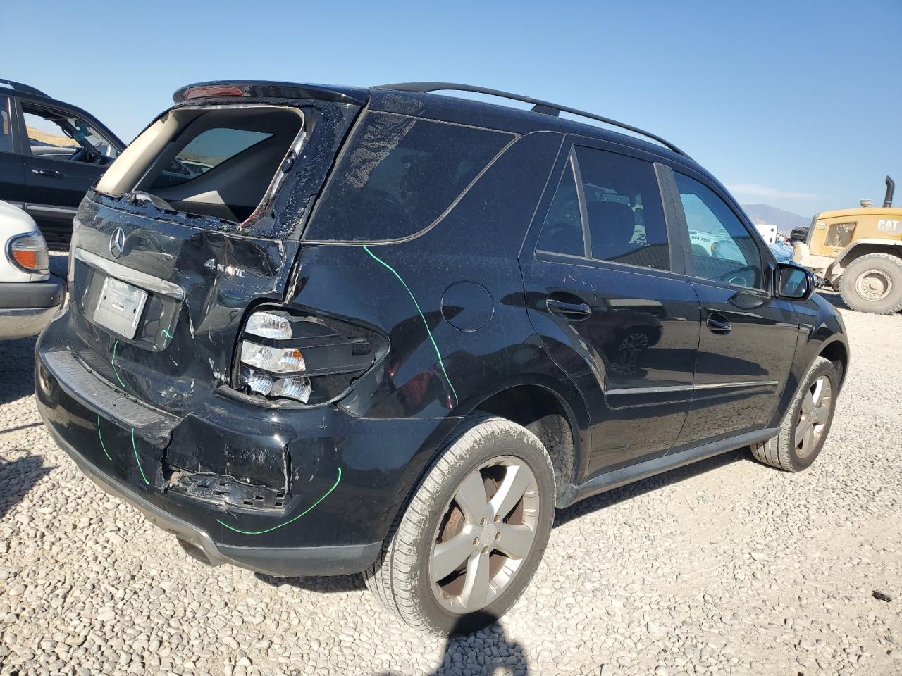 2009 Mercedes-Benz M-klasse VIN 4JGBB86E49A443419 Copart auction photo, rear end damage thumbnail 3