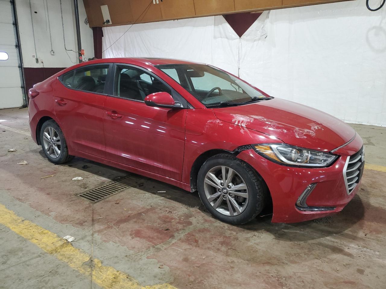 2017 Hyundai Elantra VIN KMHD84LF8HU430683 Copart auction photo, all over damage thumbnail 4