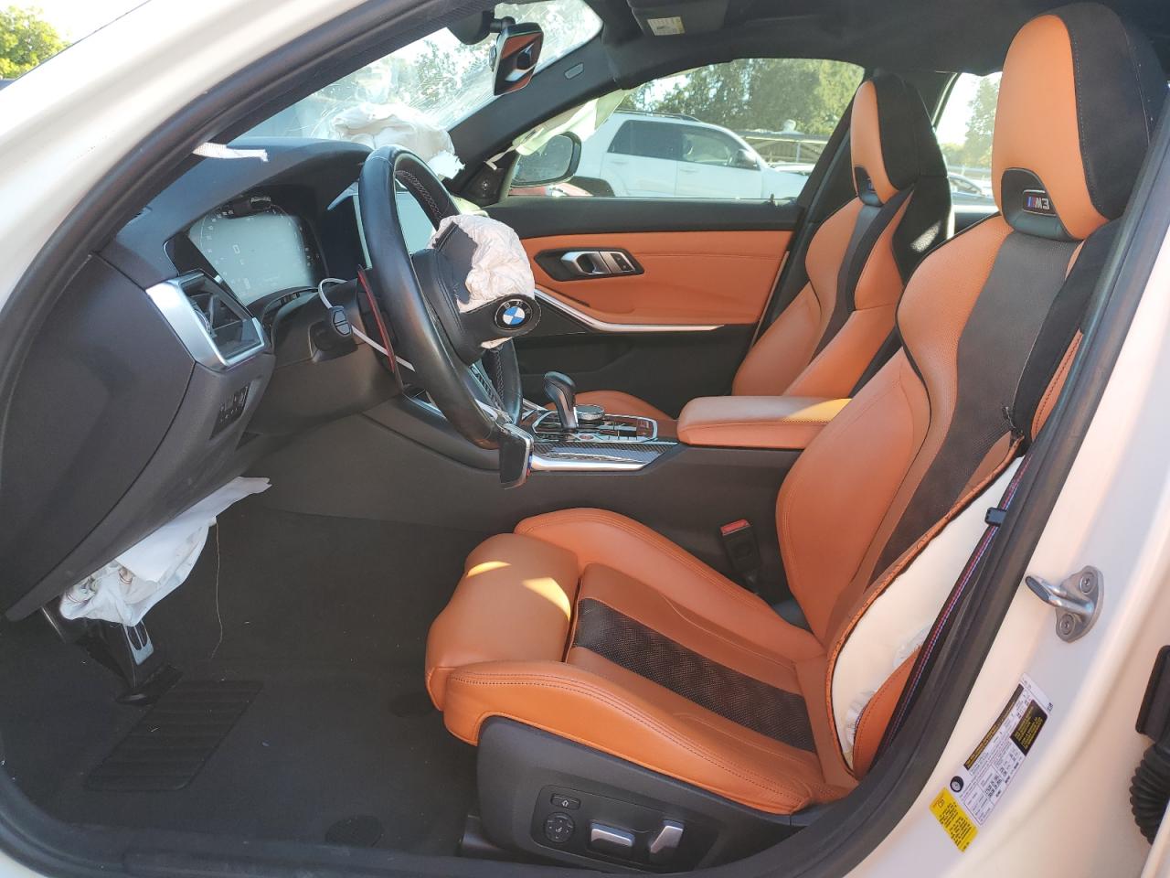 2022 BMW M3 VIN WBS33AY03NFL72105 Copart auction photo, front end / minor dent/scratches damage thumbnail 7