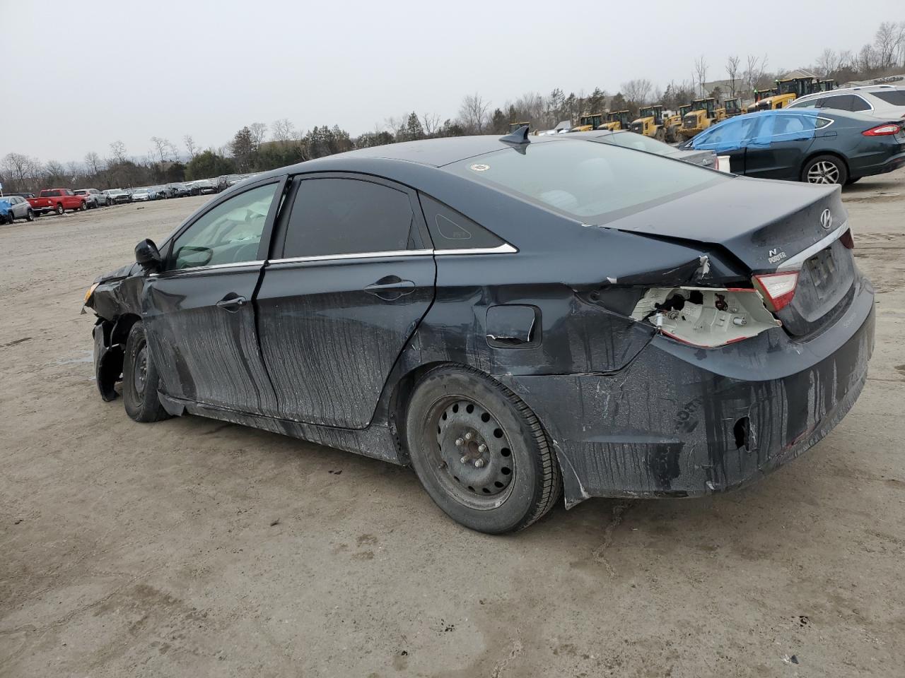 2011 Hyundai Sonata VIN 5NPEB4AC9BH177698 Copart auction photo, front end / rear end damage thumbnail 2