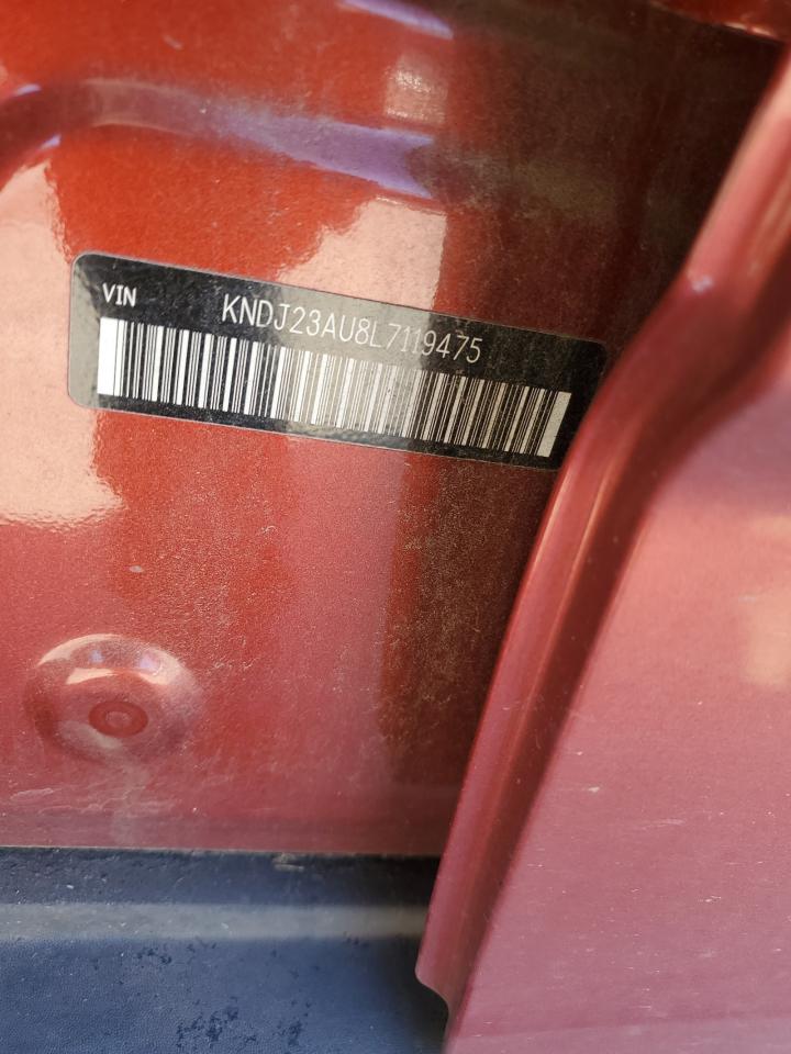 2020 KIA Soul VIN KNDJ23AU8L7119475 Copart auction photo, front end damage thumbnail 14