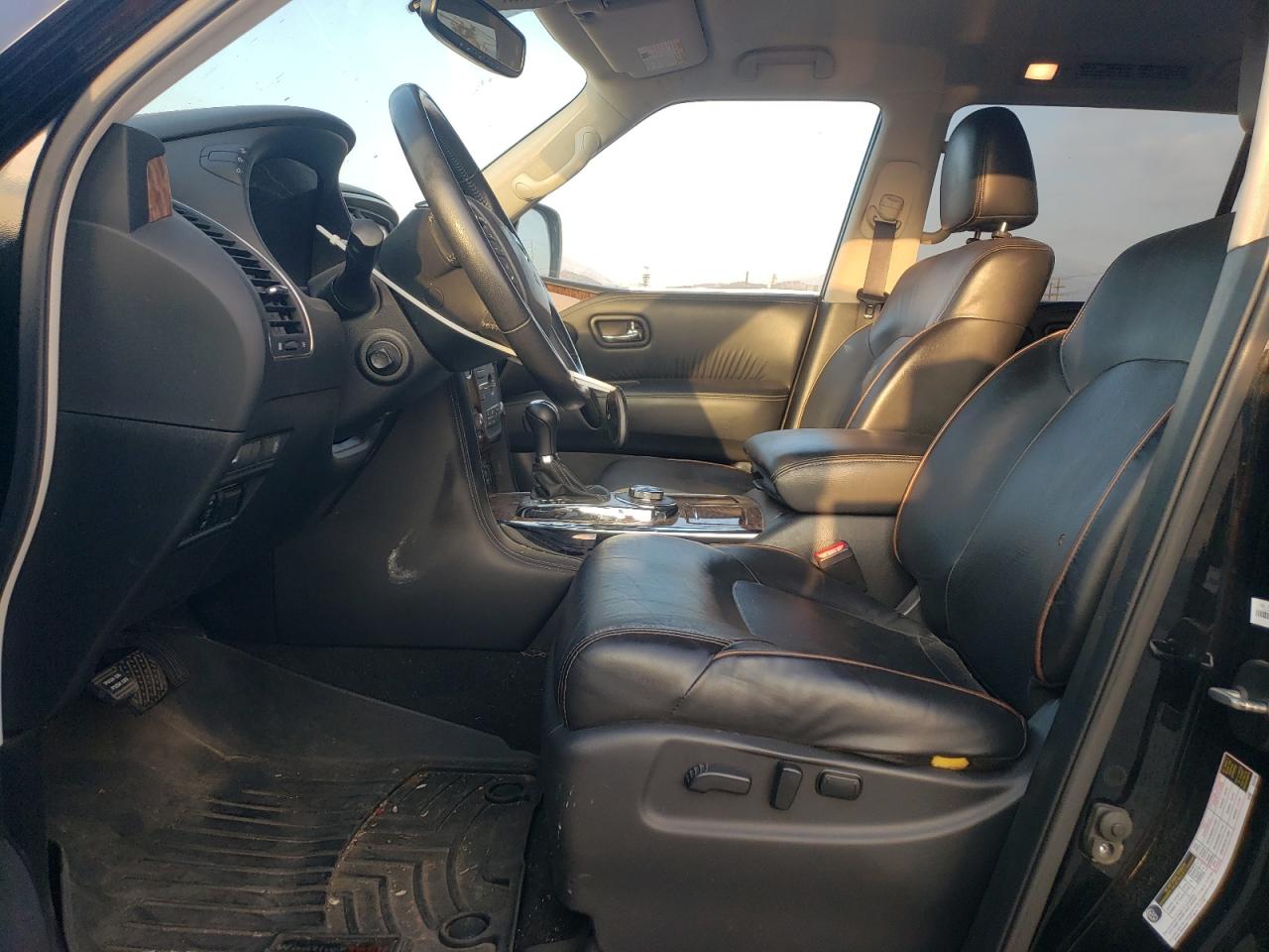 2020 Nissan Armada VIN JN8AY2NC8LX519485 Copart auction photo, burn damage thumbnail 7
