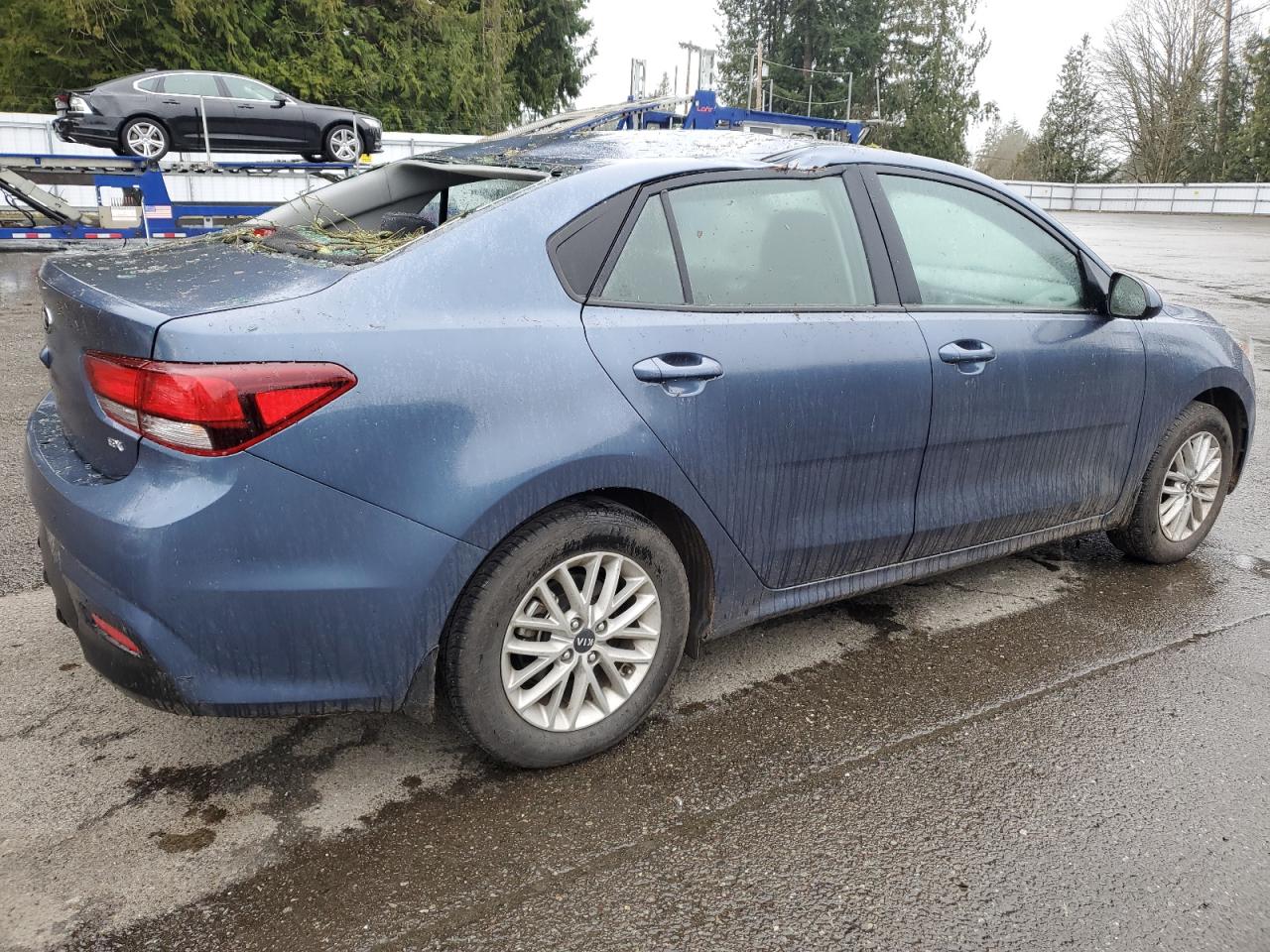 2018 KIA Rio VIN 3KPA34AB9JE058605 Copart auction photo, top/roof / rear end damage thumbnail 3