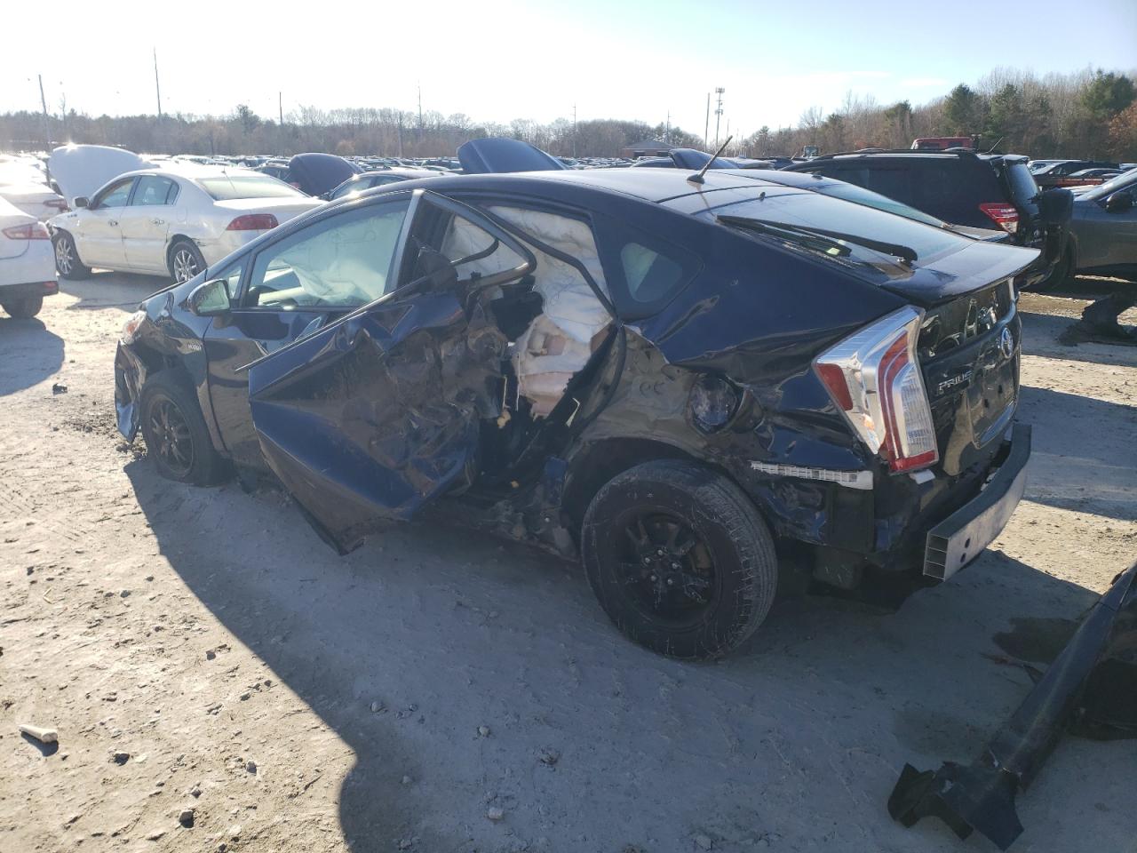 2015 Toyota Prius VIN JTDKN3DU3F0457984 Copart auction photo, all over damage thumbnail 2