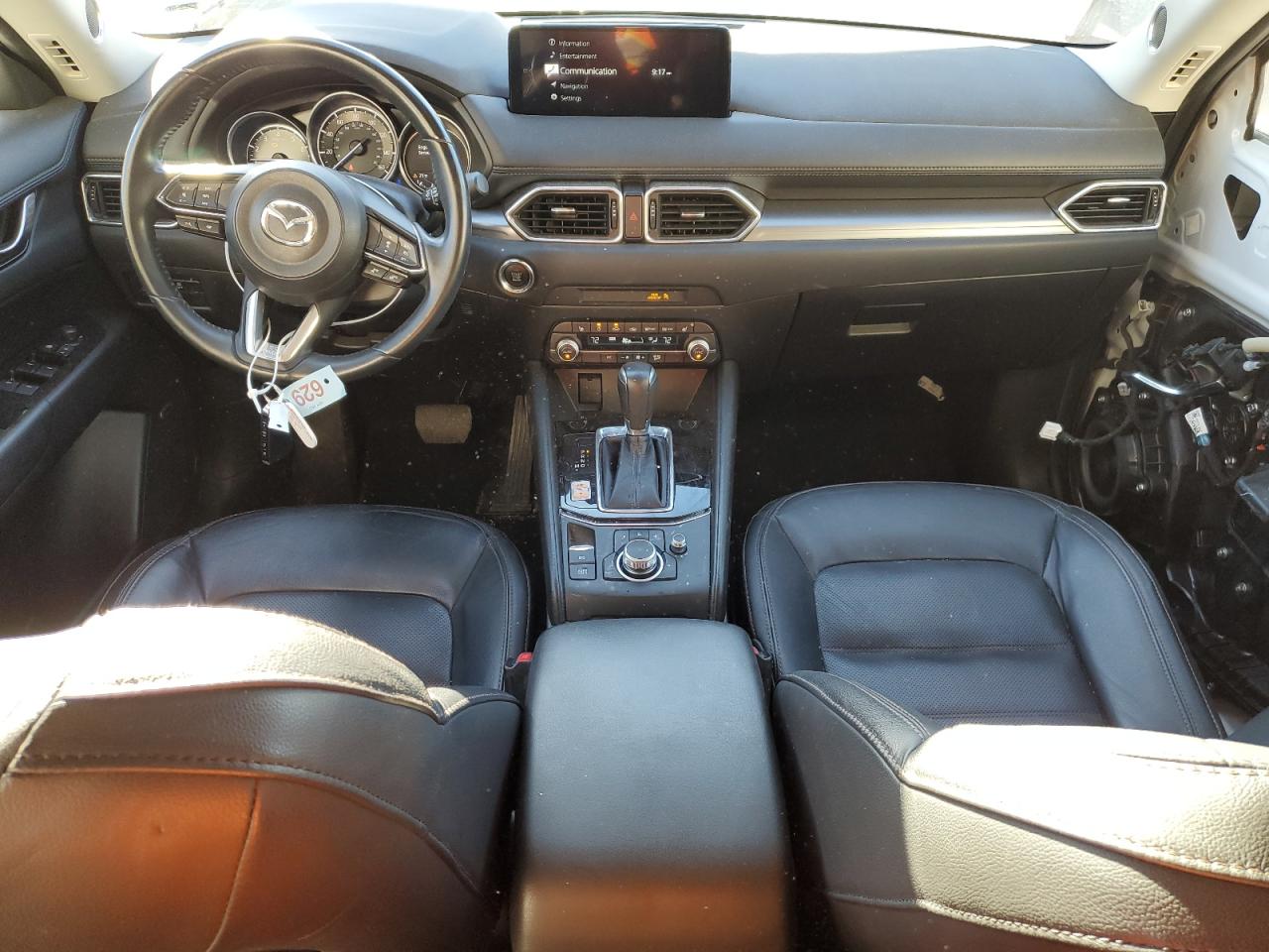 2021 Mazda CX-5 VIN JM3KFACM5M0314106 Copart auction photo, front end / side damage thumbnail 8