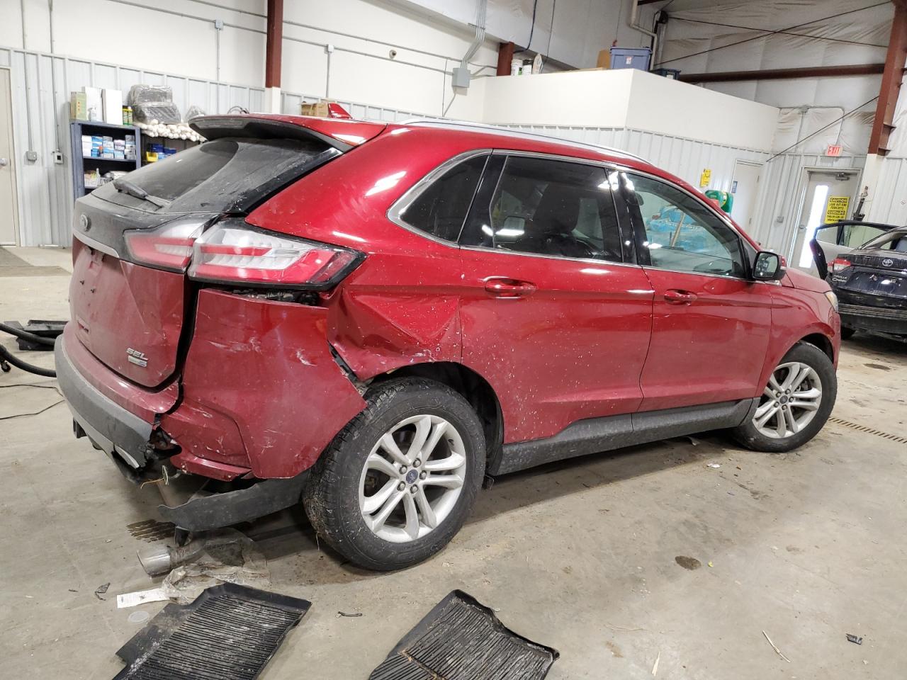 2020 Ford Edge VIN 2FMPK4J97LBA12819 Copart auction photo, front end / rear end damage thumbnail 3
