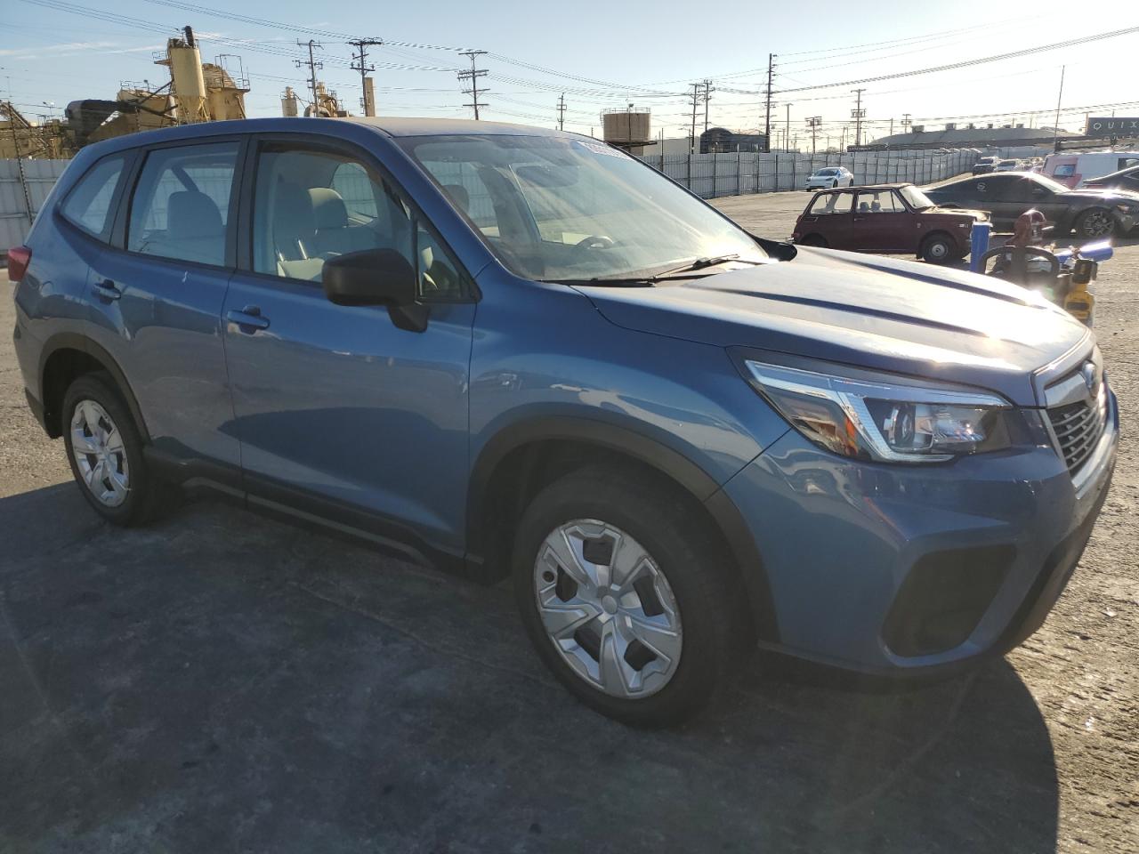 2020 Subaru Forester VIN JF2SKAAC4LH413189 Copart auction photo, side damage thumbnail 4