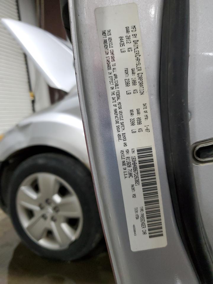 2007 Dodge Caliber VIN 1B3HB48B67D263821 Copart auction photo, all over damage thumbnail 13