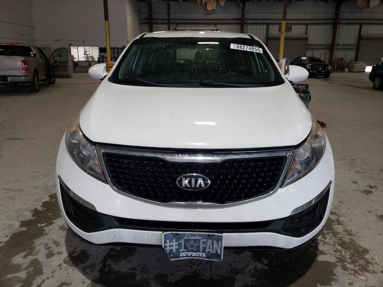2016 KIA Sportage VIN KNDPBCAC9G7877915 Copart auction photo, rear end damage thumbnail 5
