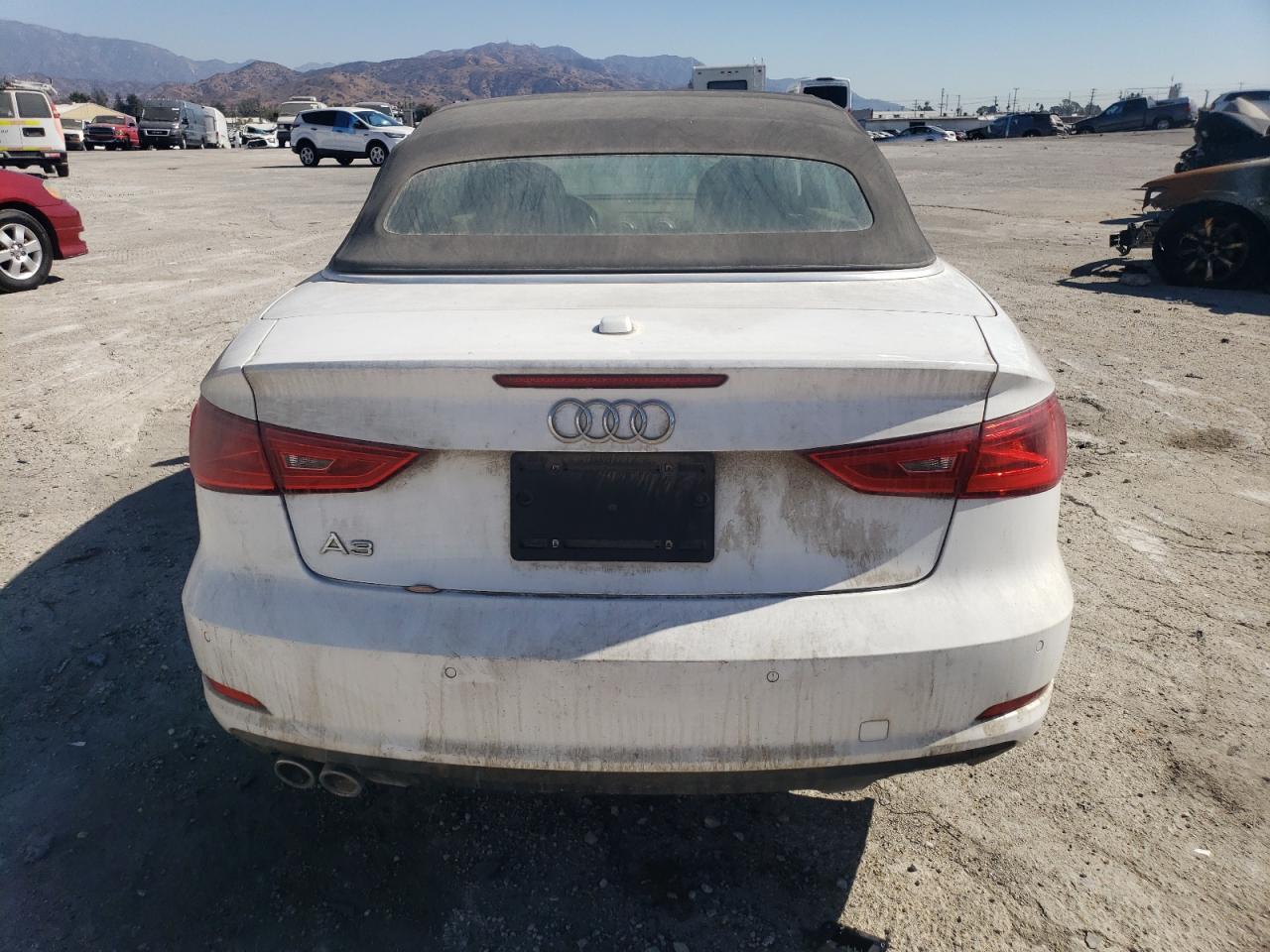 2016 Audi A3 VIN WAU67LFF7G1023537 Copart auction photo, vandalism damage thumbnail 6