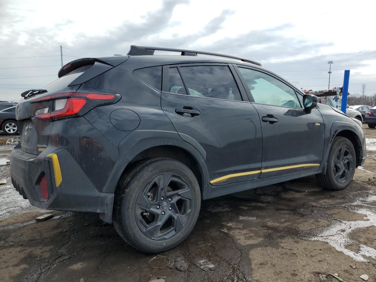 2024 Subaru XV VIN 4S4GUHF67R3824775 Copart auction photo, front end / side damage thumbnail 3