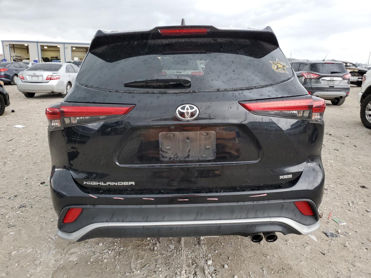 2021 Toyota Highlander VIN 5TDLZRAH3MS086709 Copart auction photo, front end damage thumbnail 6