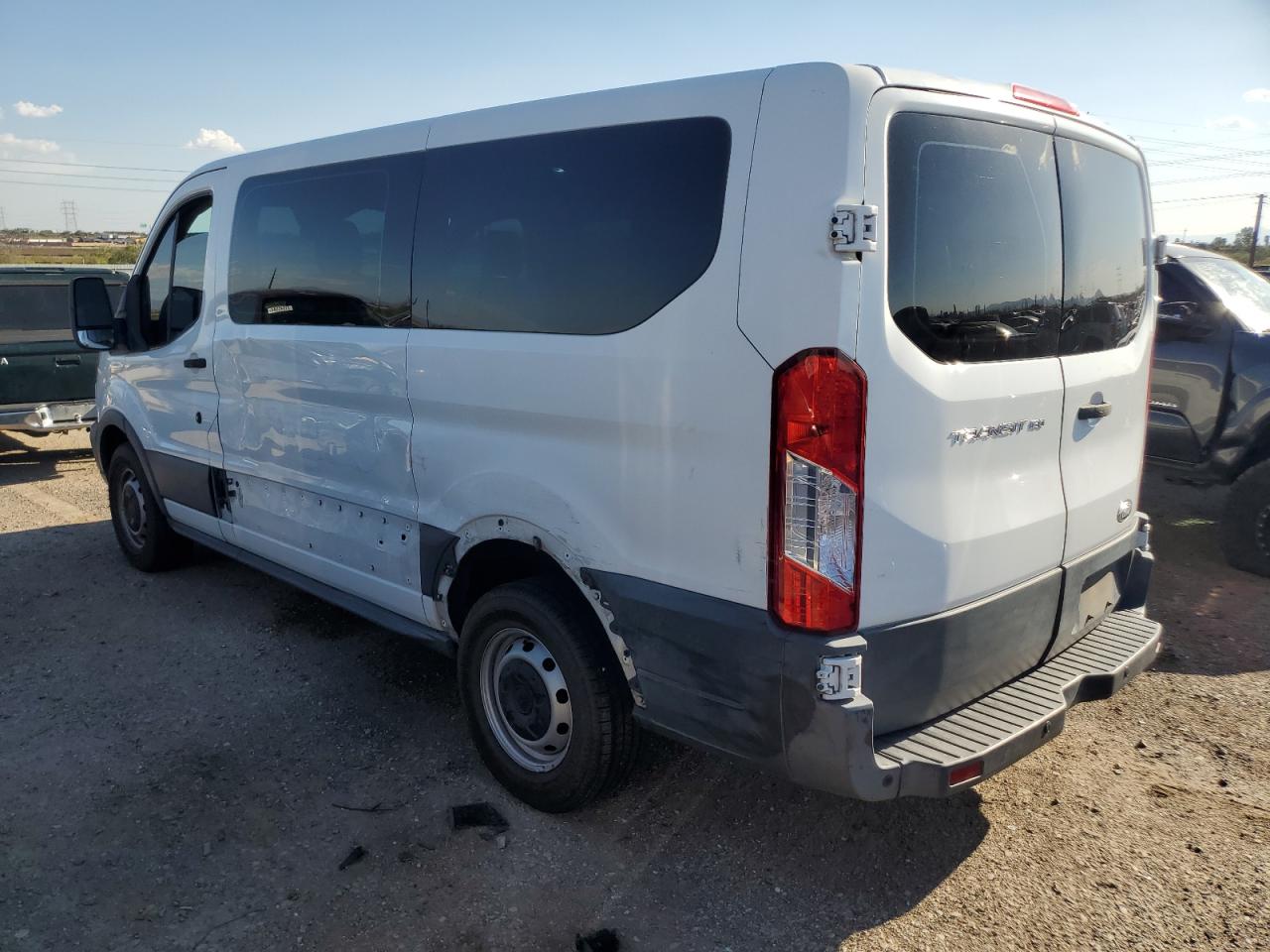 2015 Ford Transit VIN 1FTNE1YM1FKB07754 Copart auction photo, mechanical / side damage thumbnail 2