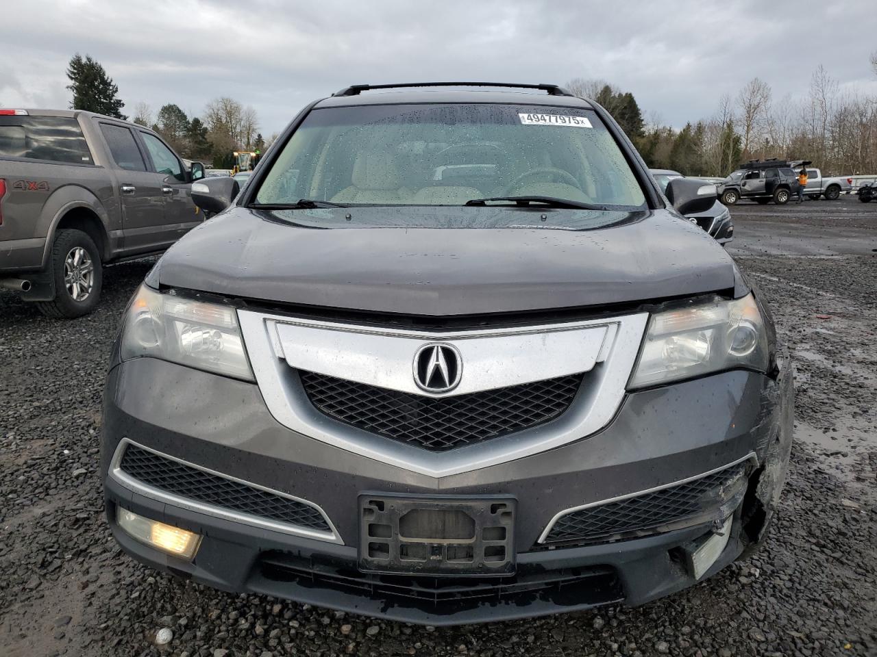 2010 Acura MDX VIN 2HNYD2H46AH513755 Copart auction photo, front end damage thumbnail 5