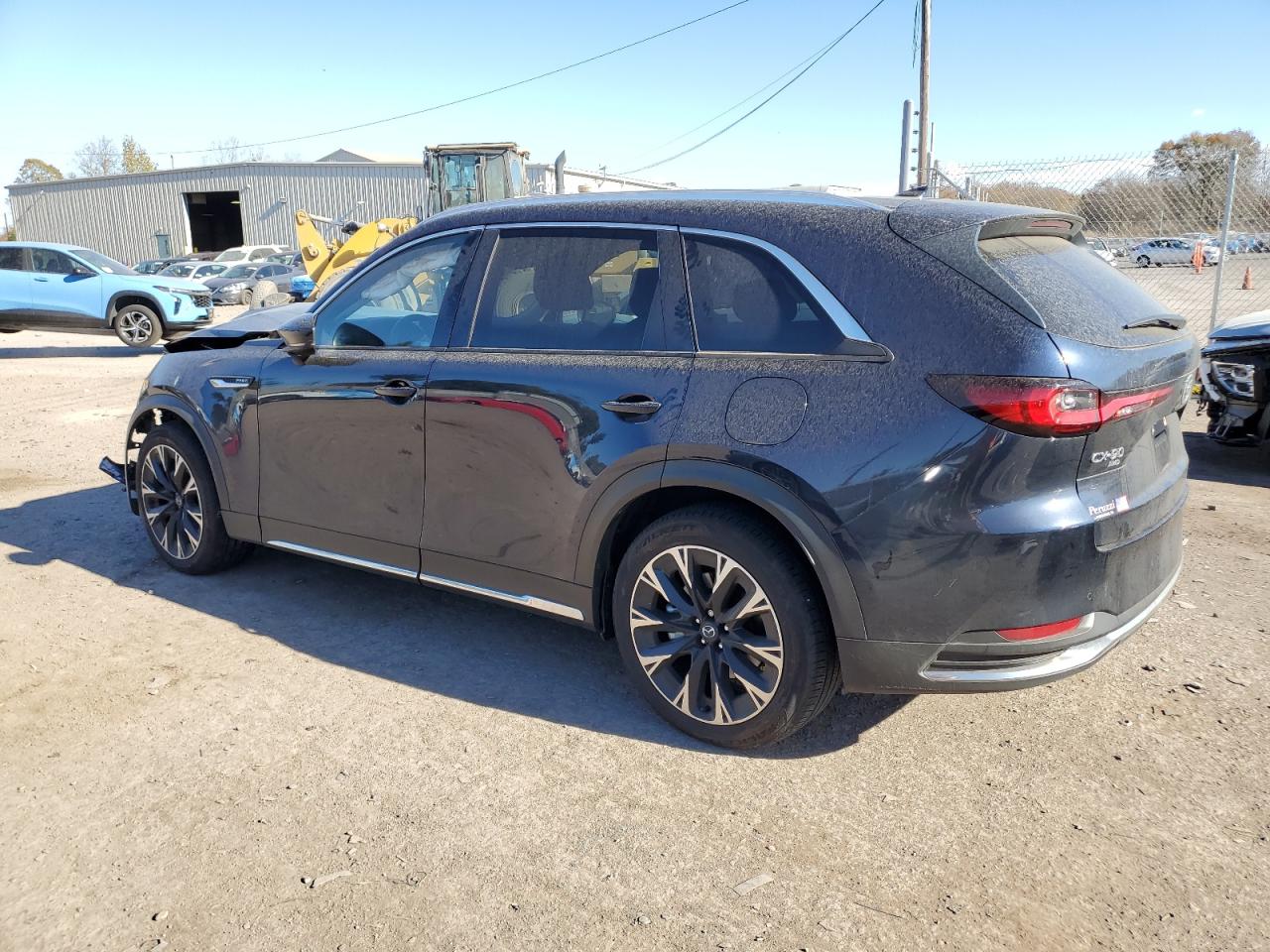 2024 Mazda CX-90 VIN JM3KKDHA2R1142744 Copart auction photo, front end / side damage thumbnail 2