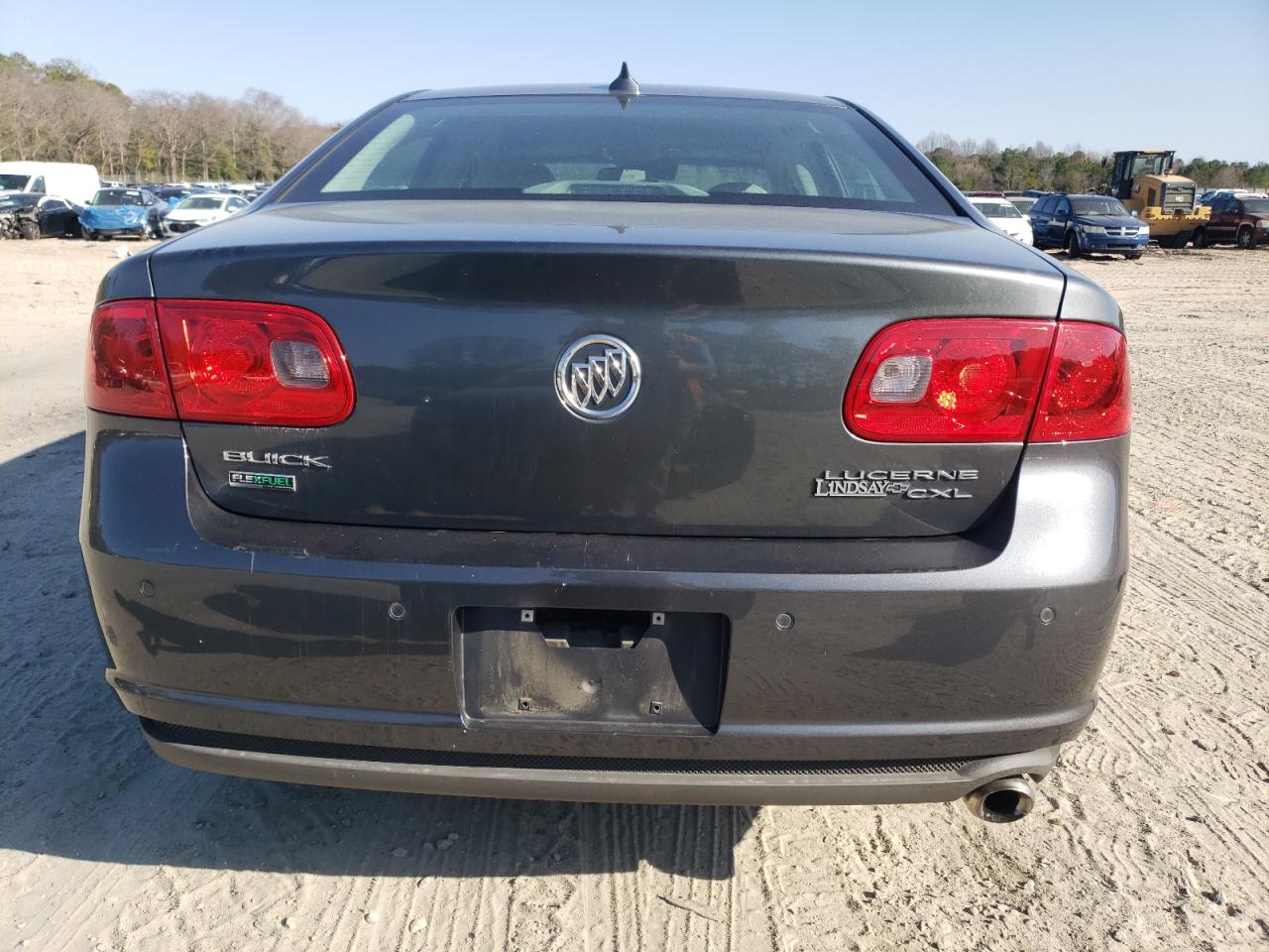 2011 Buick Lucerne VIN 1G4HJ5EM6BU114407 Copart auction photo, front end / side damage thumbnail 6
