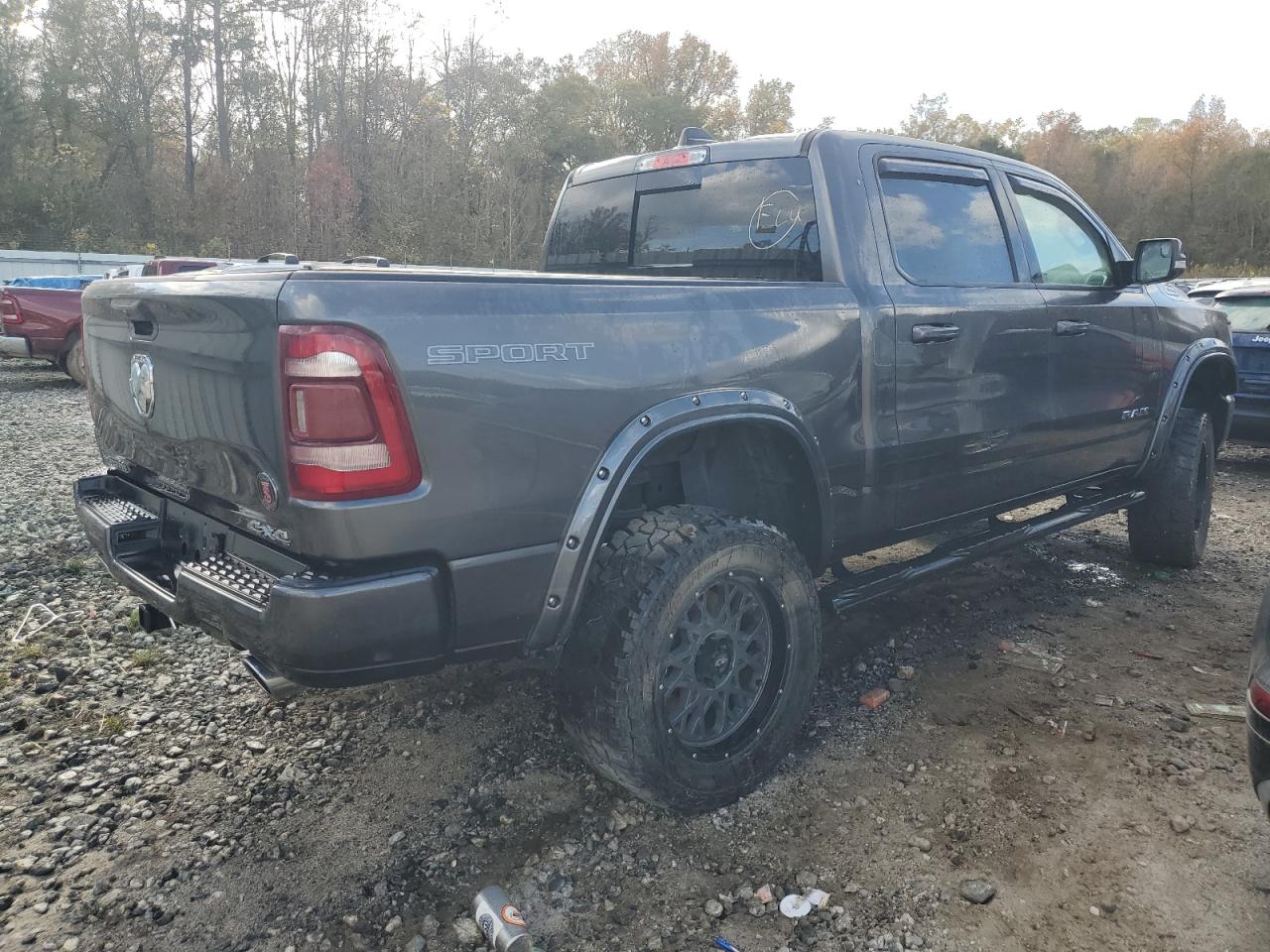 2021 RAM 1500 VIN 1C6SRFFT7MN796989 Copart auction photo, water/flood damage thumbnail 3