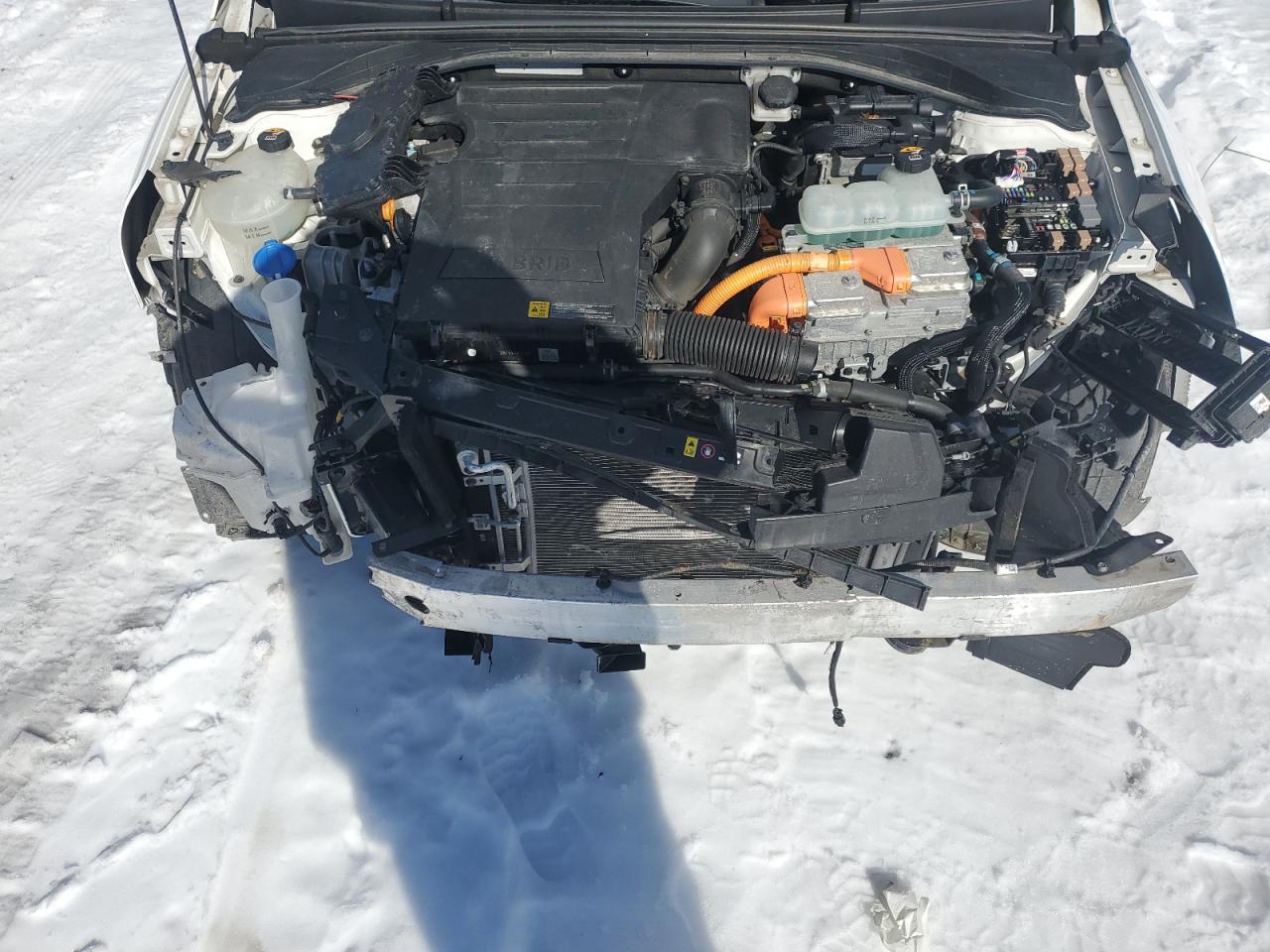 2018 Hyundai IONIQ VIN KMHC65LC5JU075832 Copart auction photo, front end damage thumbnail 11