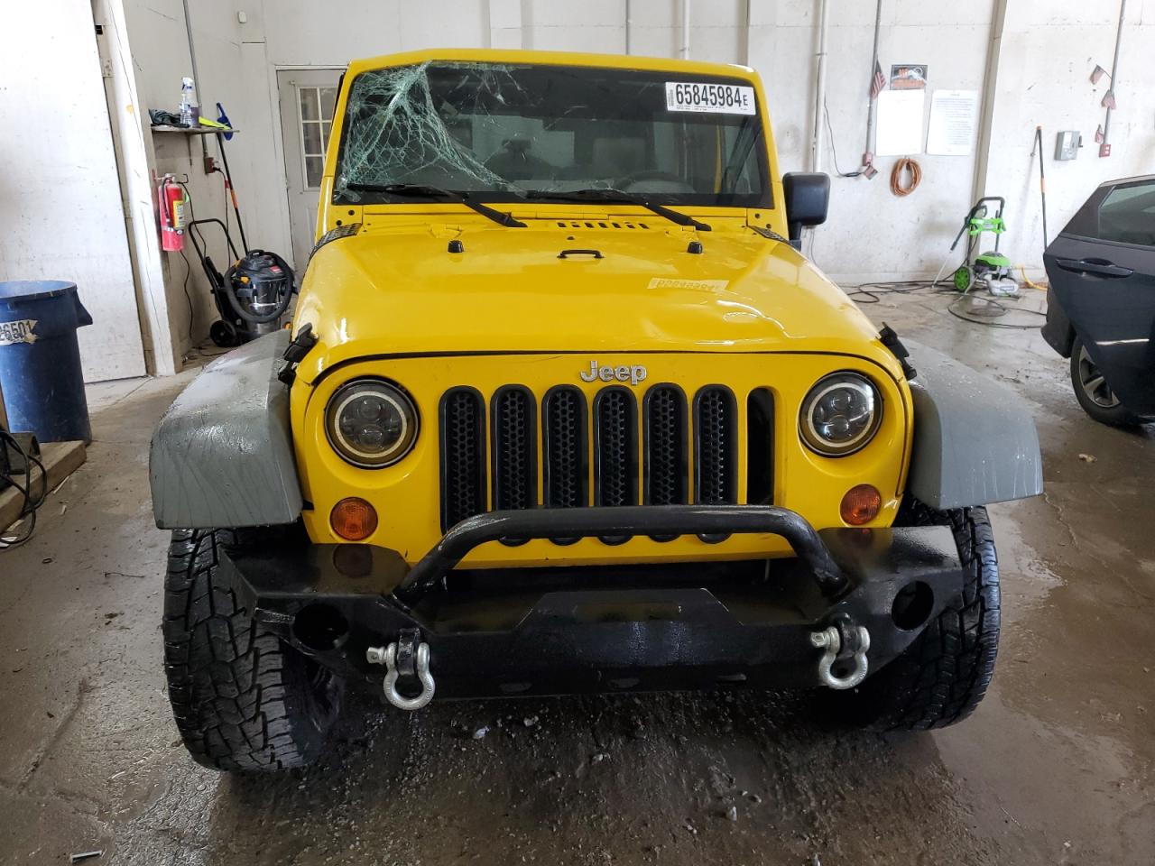 2008 Jeep Wrangler VIN 1J4GA39128L520021 Copart auction photo, rollover damage thumbnail 5