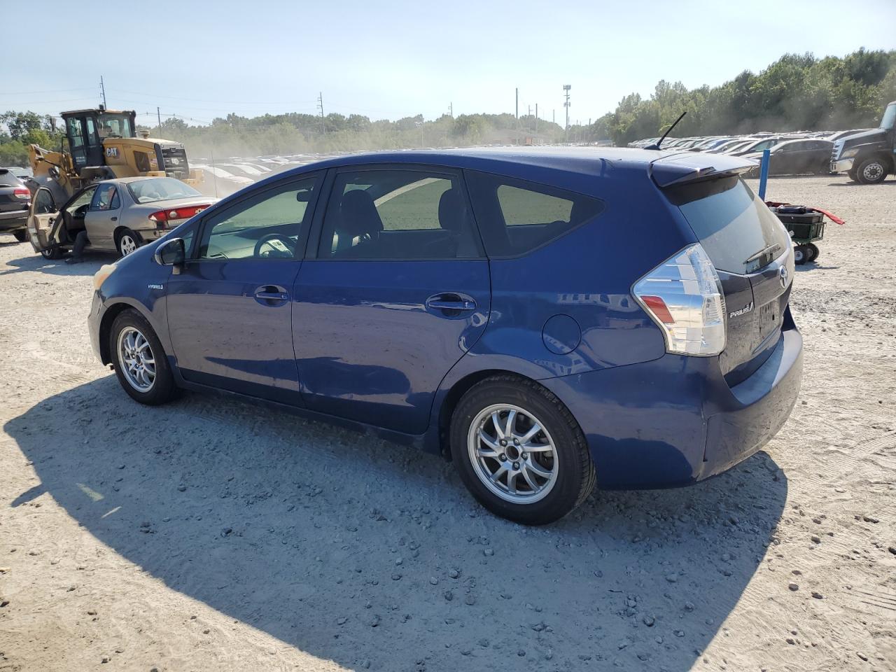 2013 Toyota Prius VIN JTDZN3EU2D3218127 Copart auction photo, side / front end damage thumbnail 2