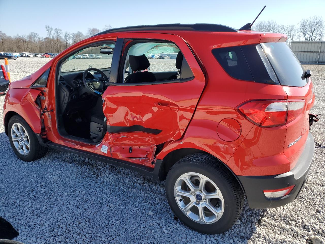 2021 Ford EcoSport VIN MAJ3S2GE8MC408423 Copart auction photo, side / front end damage thumbnail 2