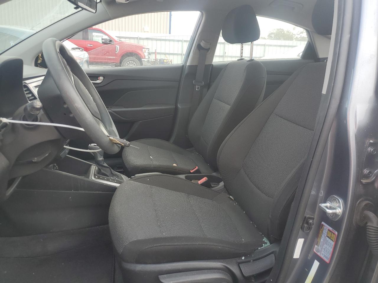 2019 Hyundai Accent VIN 3KPC24A3XKE055749 Copart auction photo, all over damage thumbnail 7