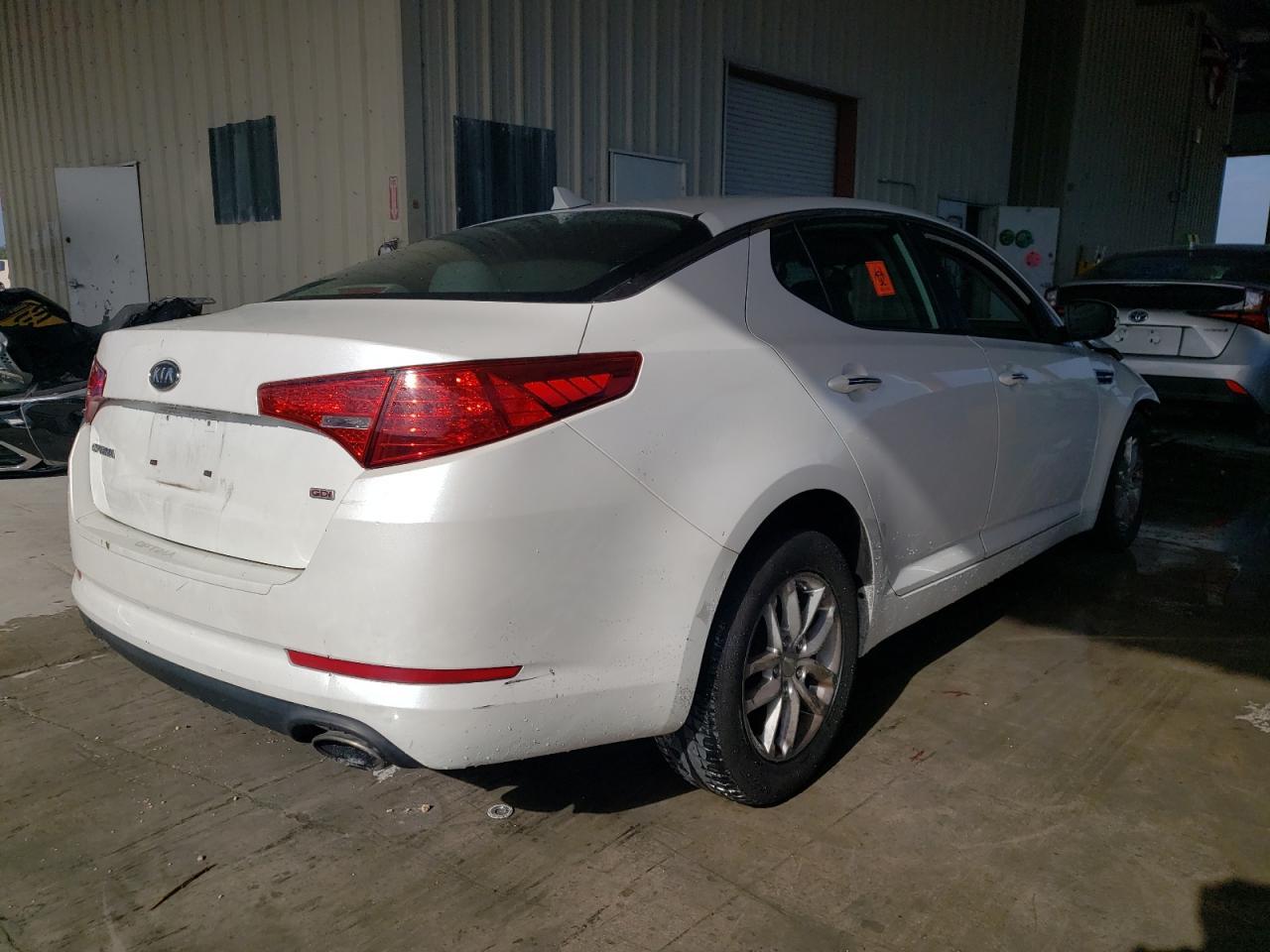2012 KIA Optima VIN KNAGM4A73C5282127 Copart auction photo, front end / rear end damage thumbnail 3
