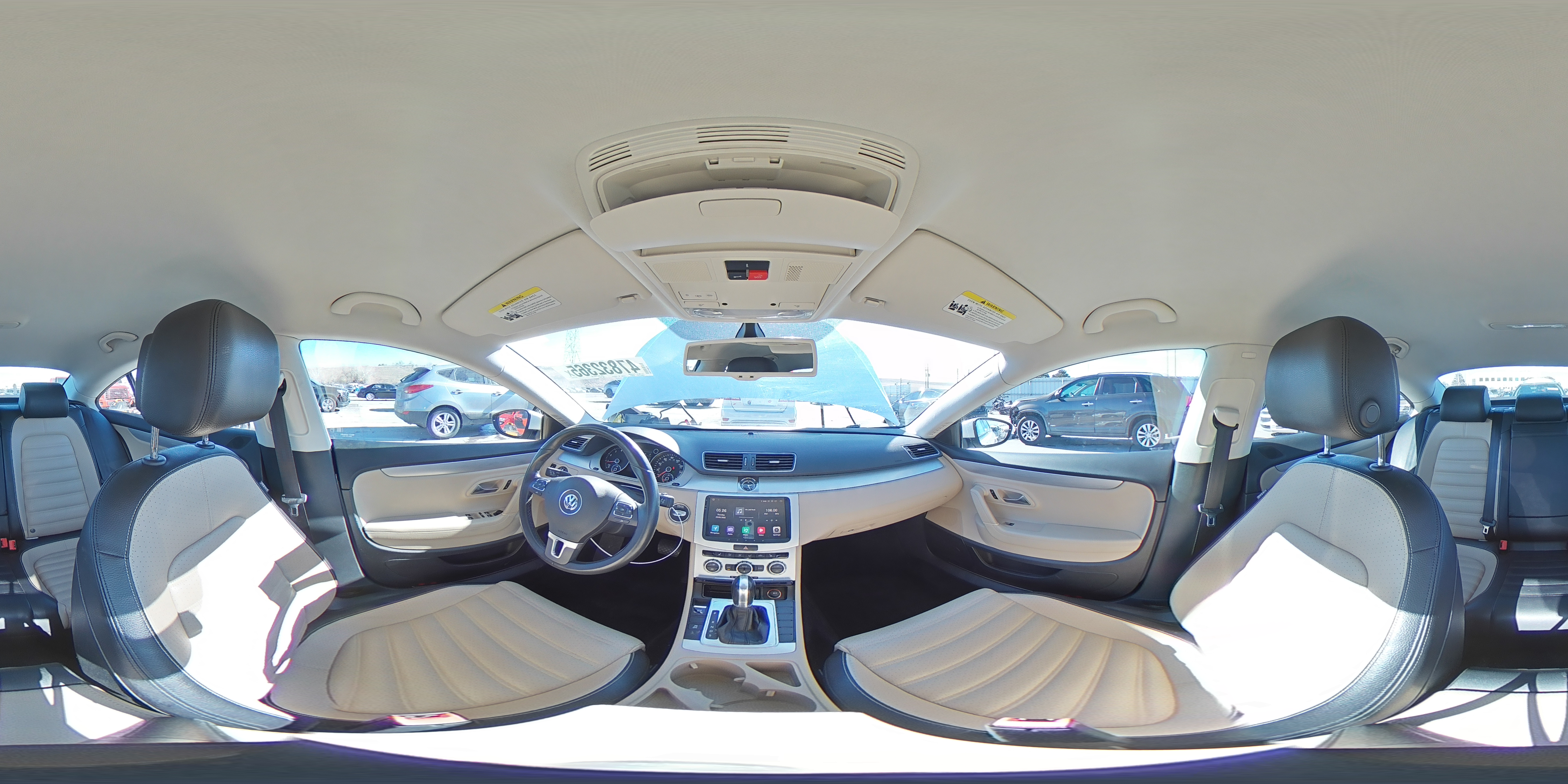 2014 Volkswagen Passat CC VIN WVWBP7AN1EE516112 Copart auction photo, hail damage thumbnail 14