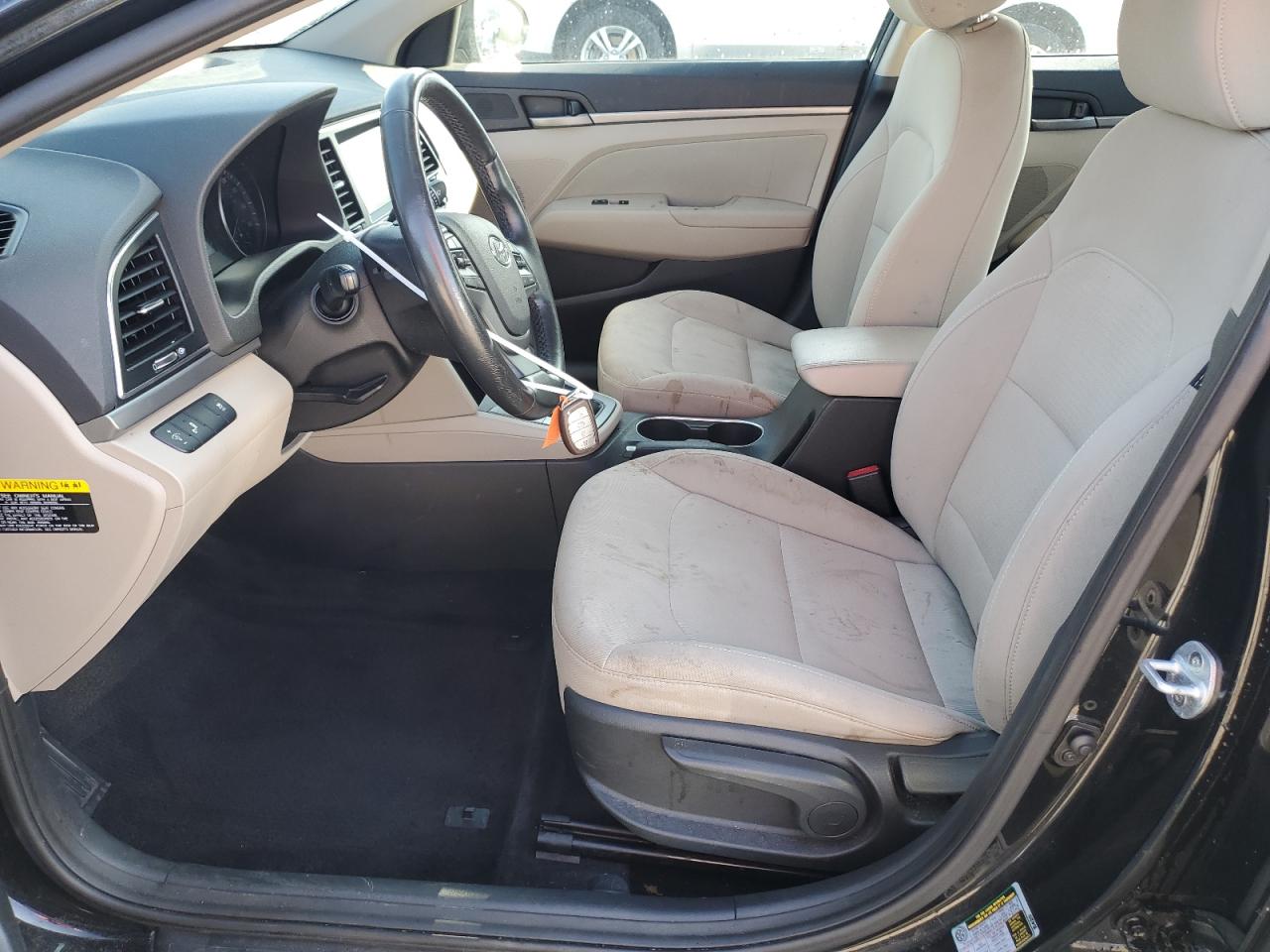 2017 Hyundai Elantra VIN 5NPD84LF3HH061231 Copart auction photo, rear end damage thumbnail 7