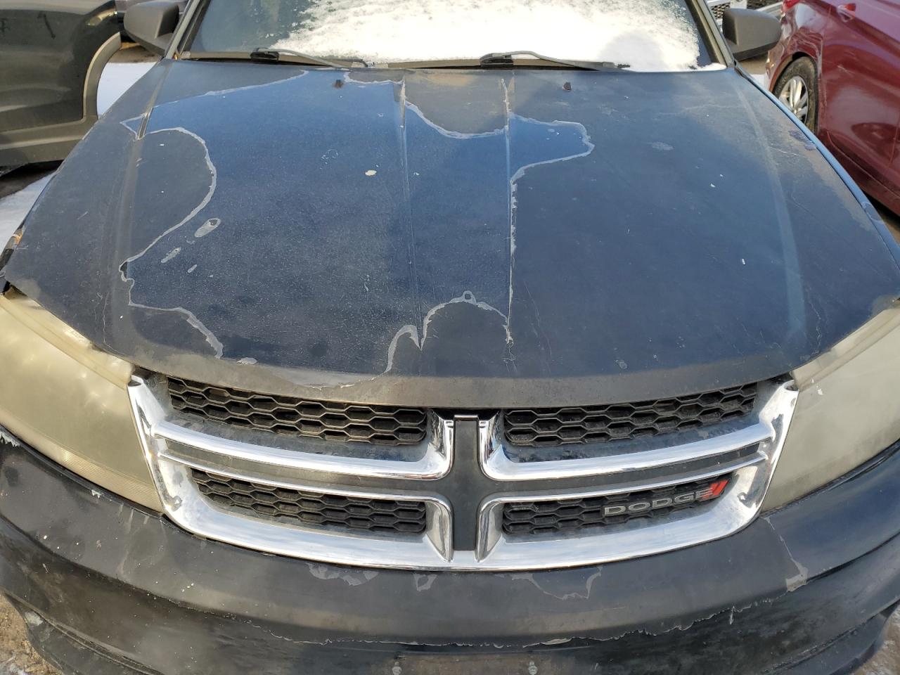 2012 Dodge Avenger VIN 1C3CDZAB3CN220170 Copart auction photo, side / front end damage thumbnail 11
