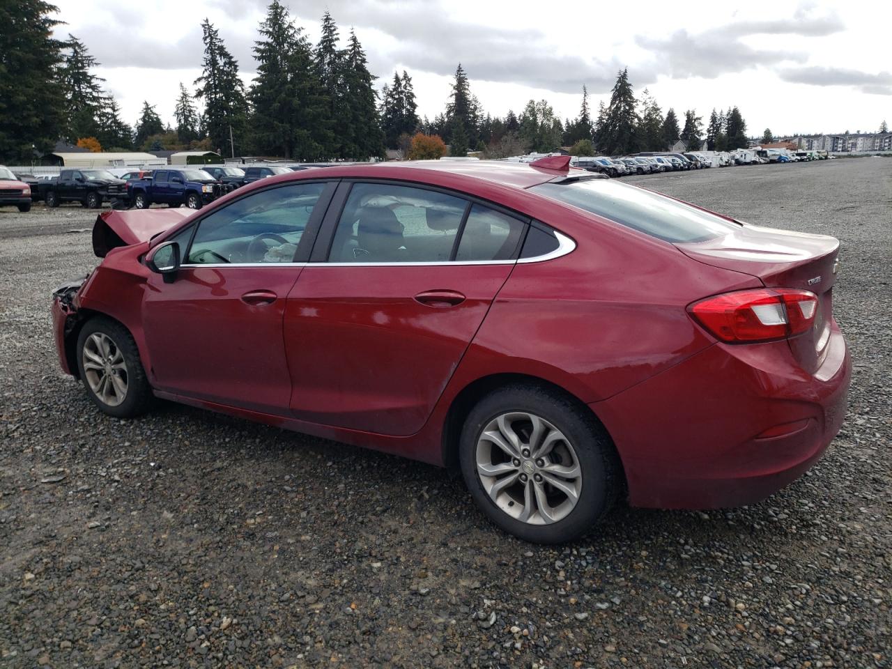 2019 Chevrolet Cruze VIN 1G1BE5SMXK7141703 Copart auction photo, front end damage thumbnail 2