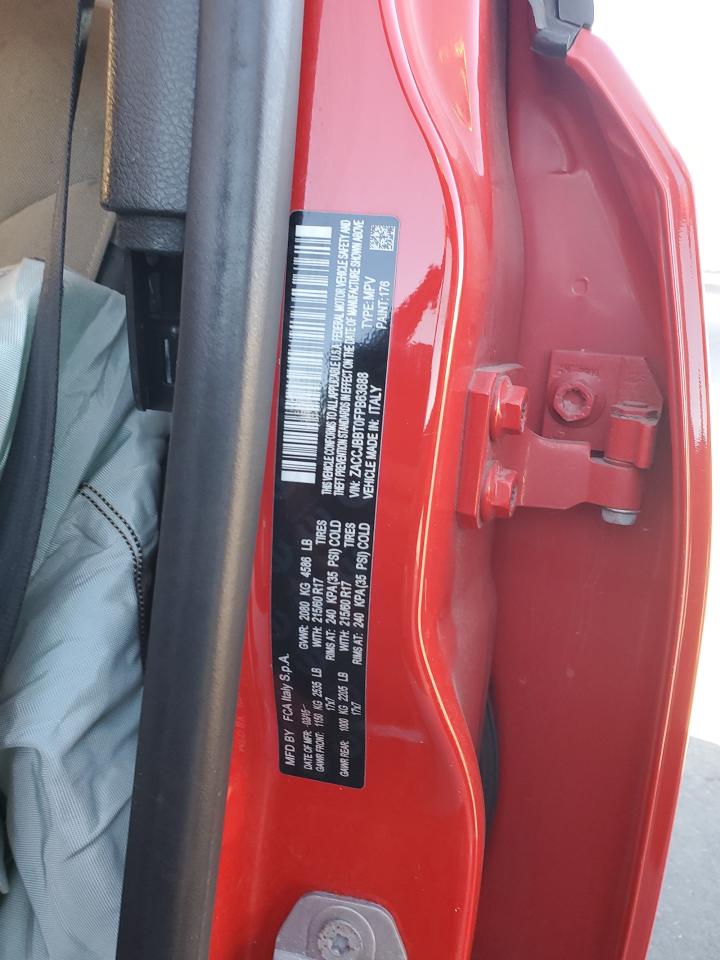 2015 Jeep Renegade VIN ZACCJBBT0FPB63688 Copart auction photo, front end damage thumbnail 14