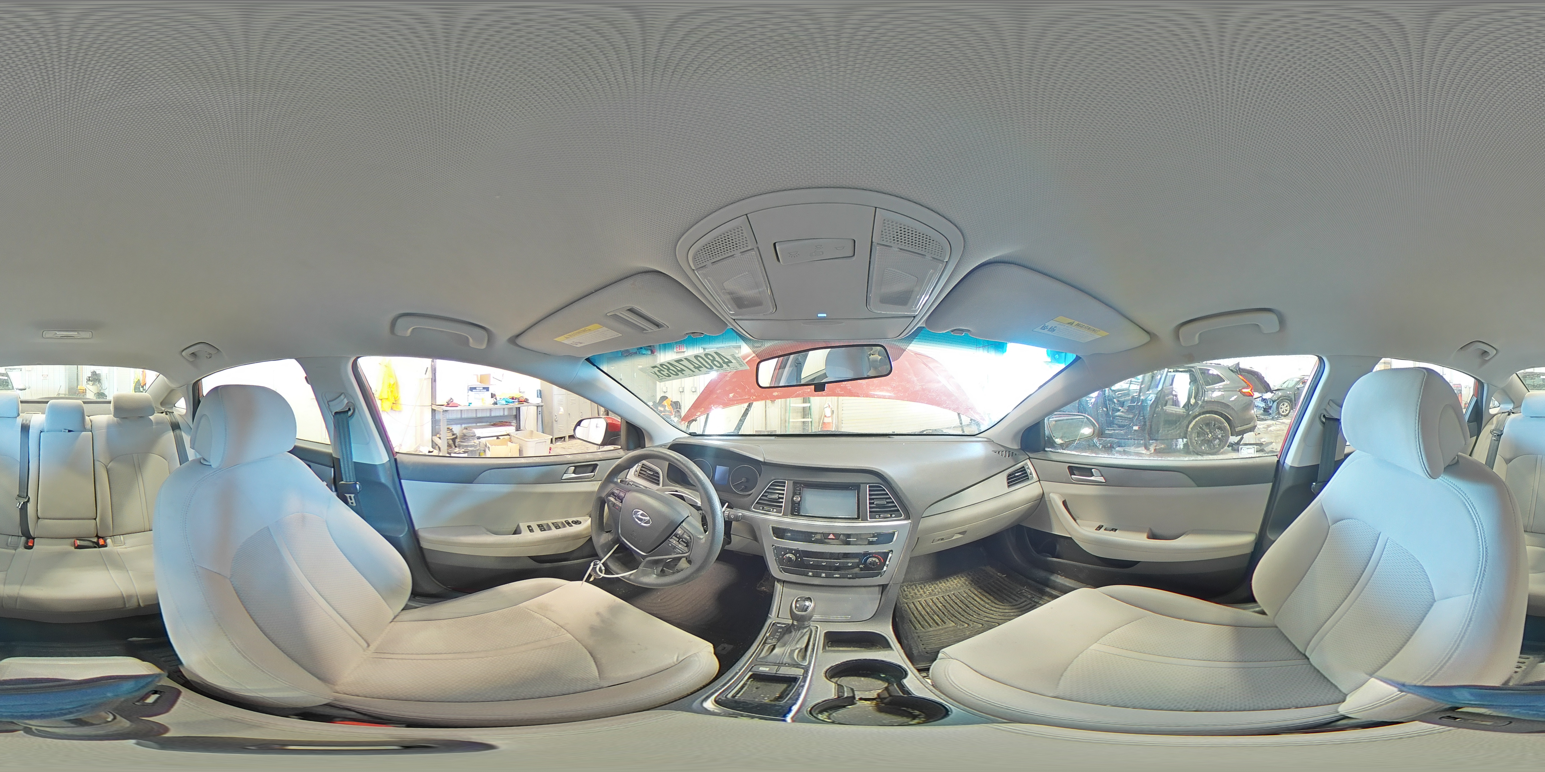 2015 Hyundai Sonata VIN 5NPE24AF7FH188263 Copart auction photo, front end / side damage thumbnail 14
