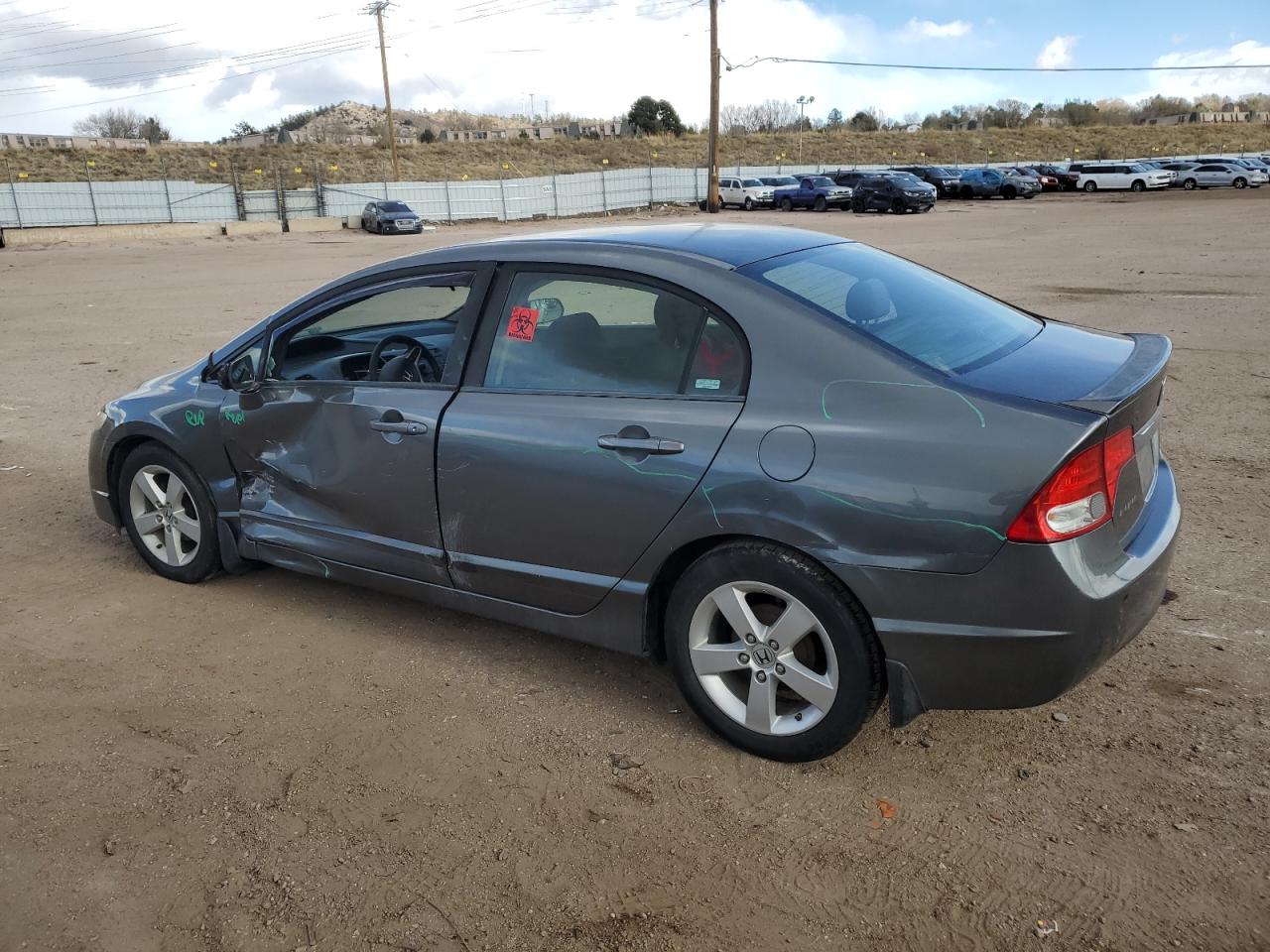 2009 Honda Civic VIN 2HGFA16689H326325 Copart auction photo, side / rear end damage thumbnail 2