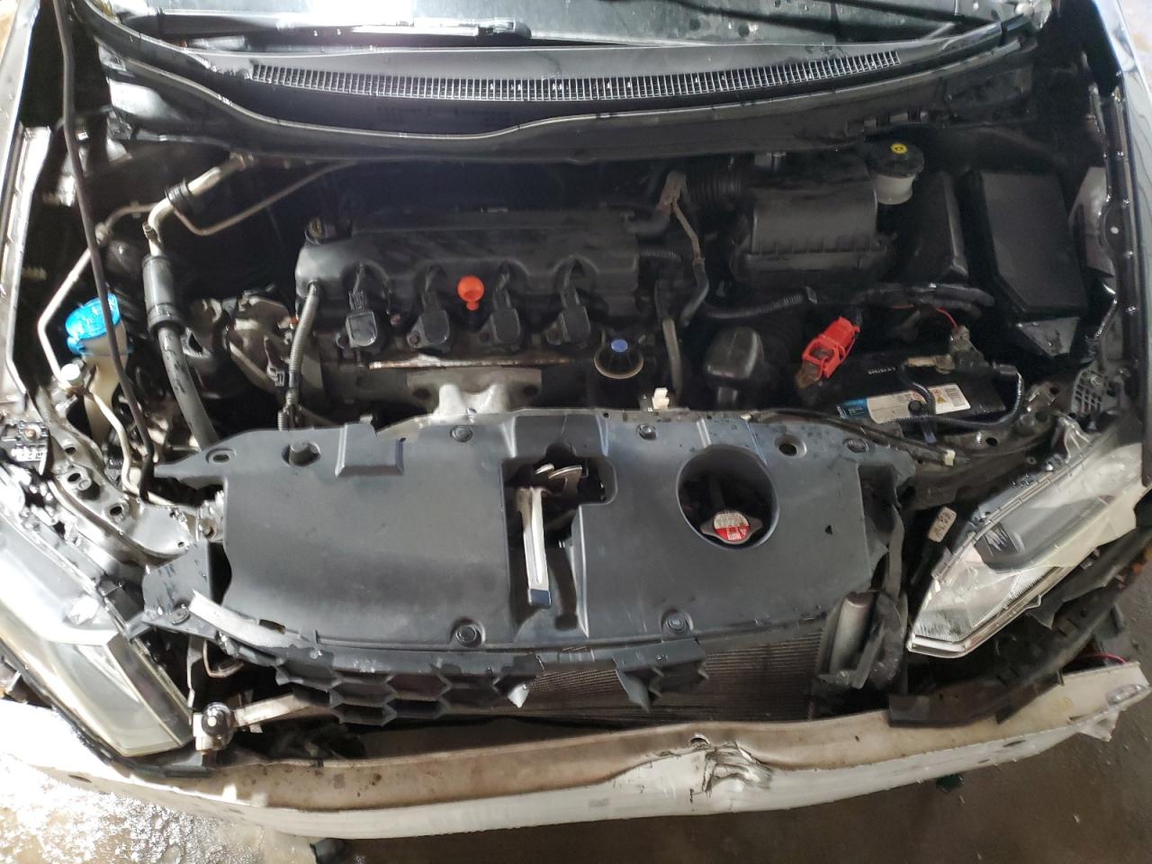 2014 Honda Civic VIN 2HGFB2F50EH516690 Copart auction photo, front end / side damage thumbnail 11