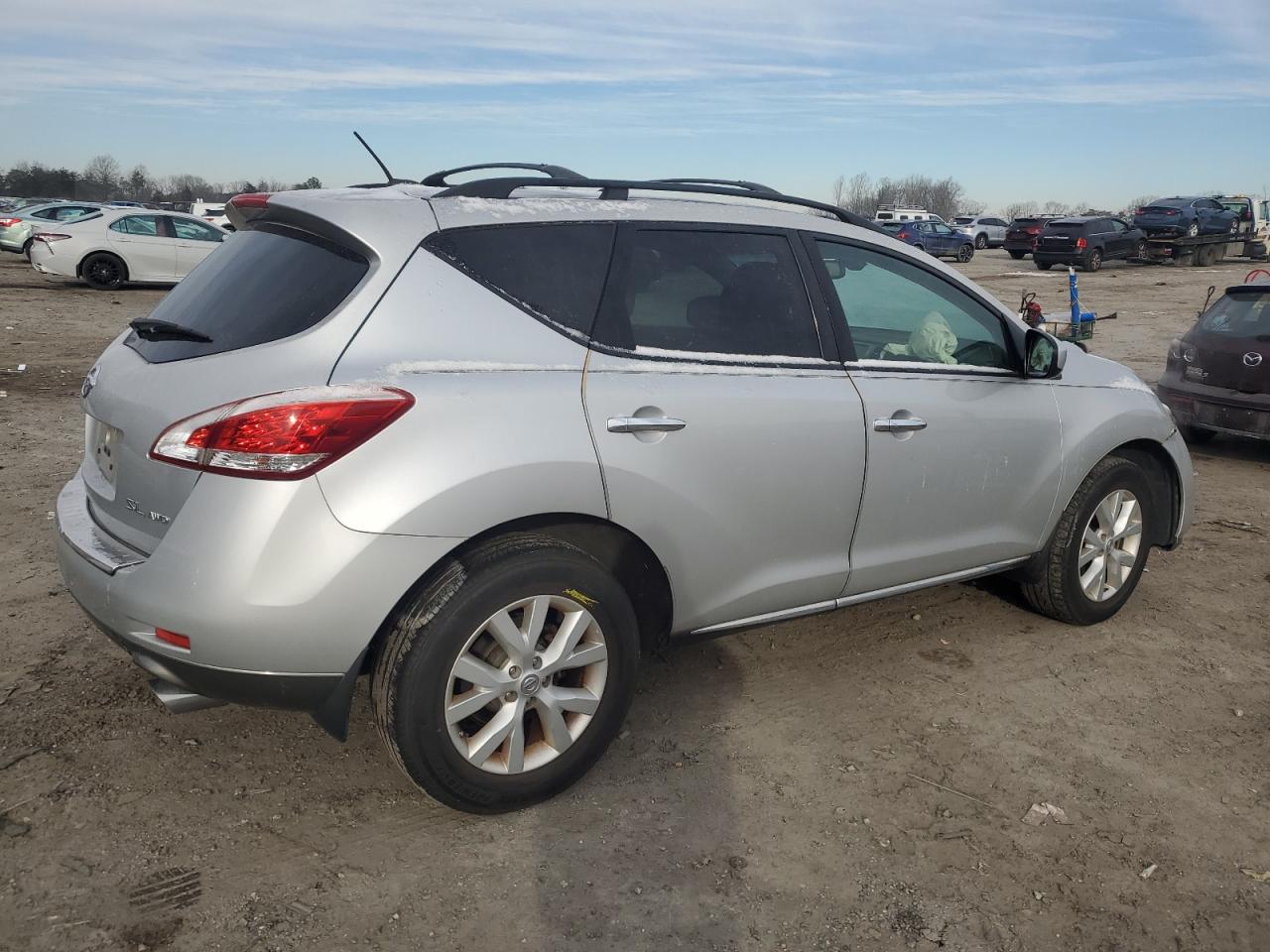 2011 Nissan Murano VIN JN8AZ1MWXBW185595 Copart auction photo, front end / minor dent/scratches damage thumbnail 3