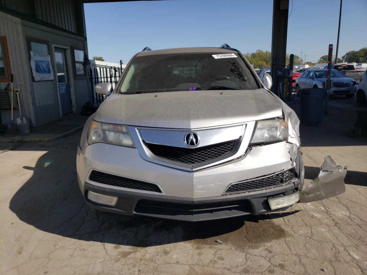 2012 Acura MDX VIN 2HNYD2H30CH520467 Copart auction photo, front end / side damage thumbnail 5